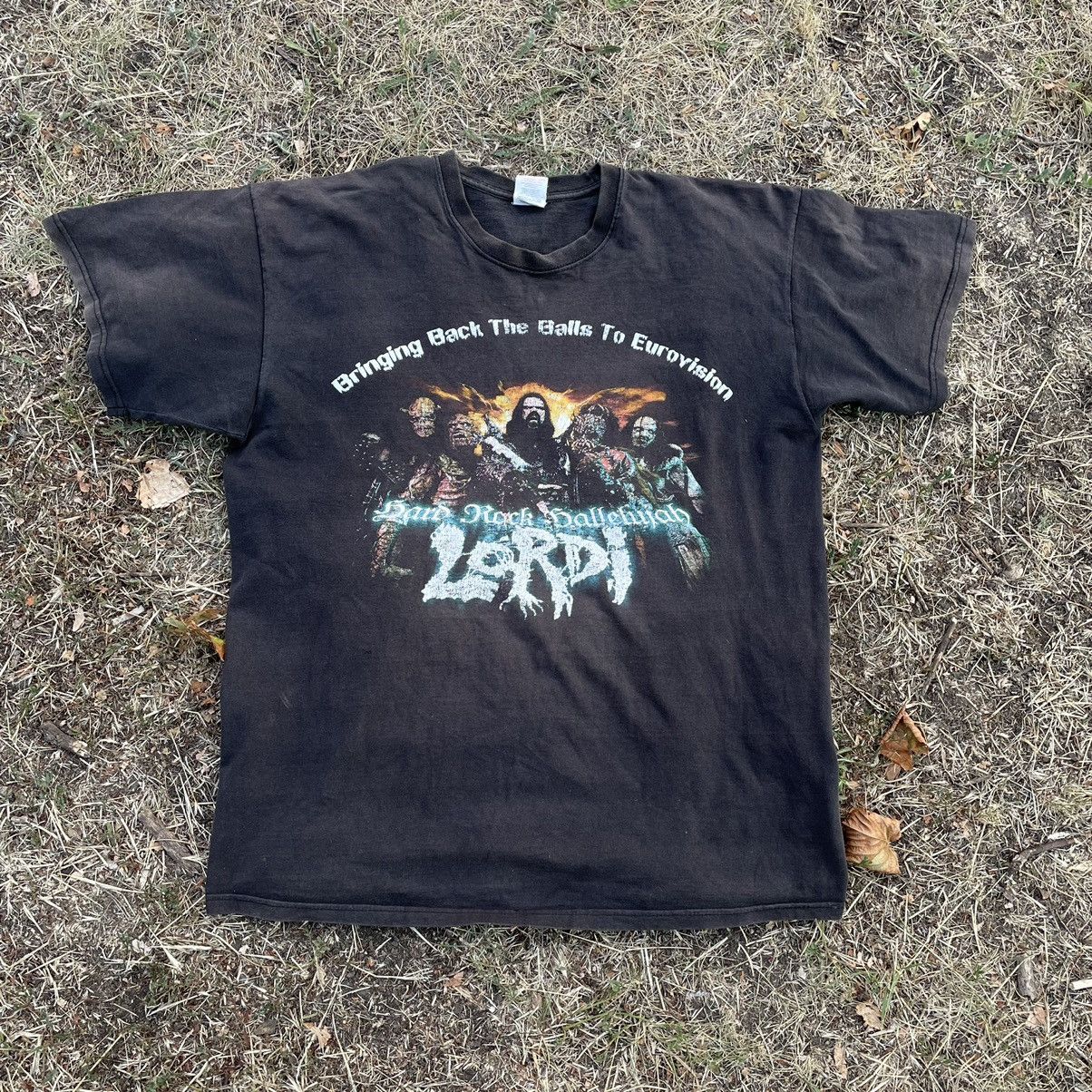 Vintage 90s Lordi Metal Tee Art Band Rock Streetwear Hoodie, Sweatshirt | PodTeesHub.com