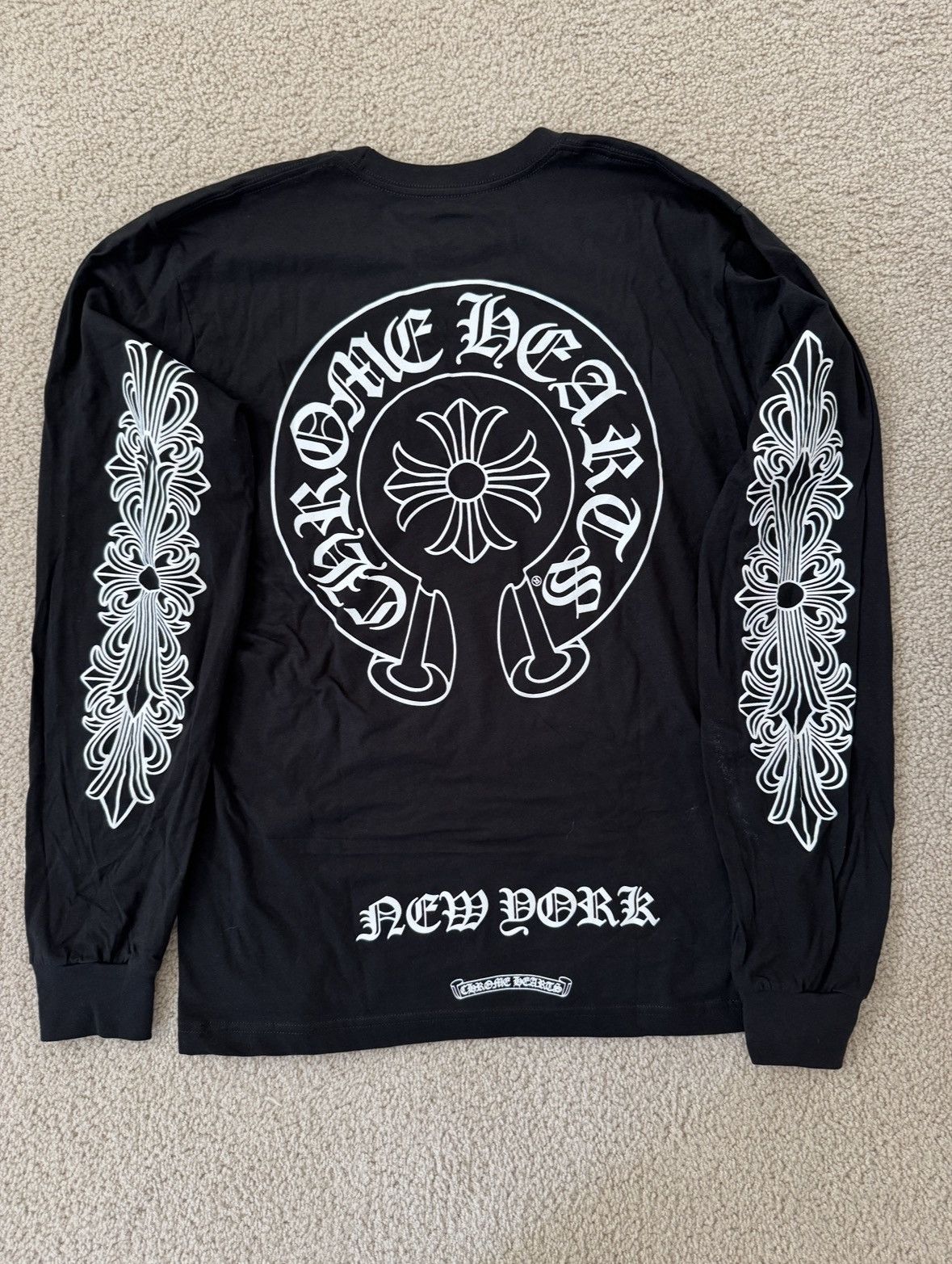 Hearts Chrome Hearts New York Long Sleeve T-Shirts, Hoodie, Sweatshirt | PodTeesHub.com