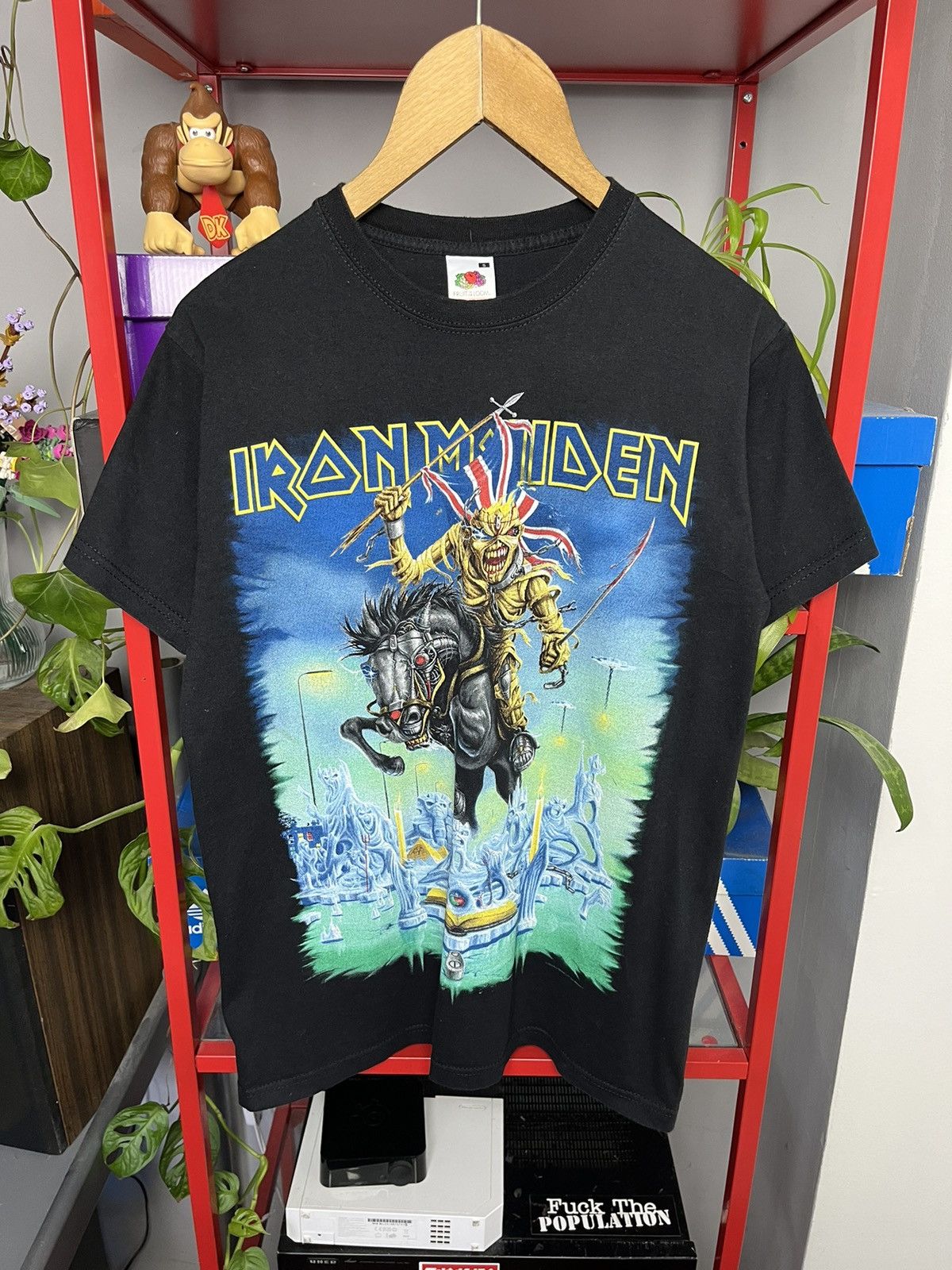 Iron Maiden X Vintage Vintage Y2k Iron Maiden 2014 Tour Official Merch Tee Hoodie, Sweatshirt | PodTeesHub.com