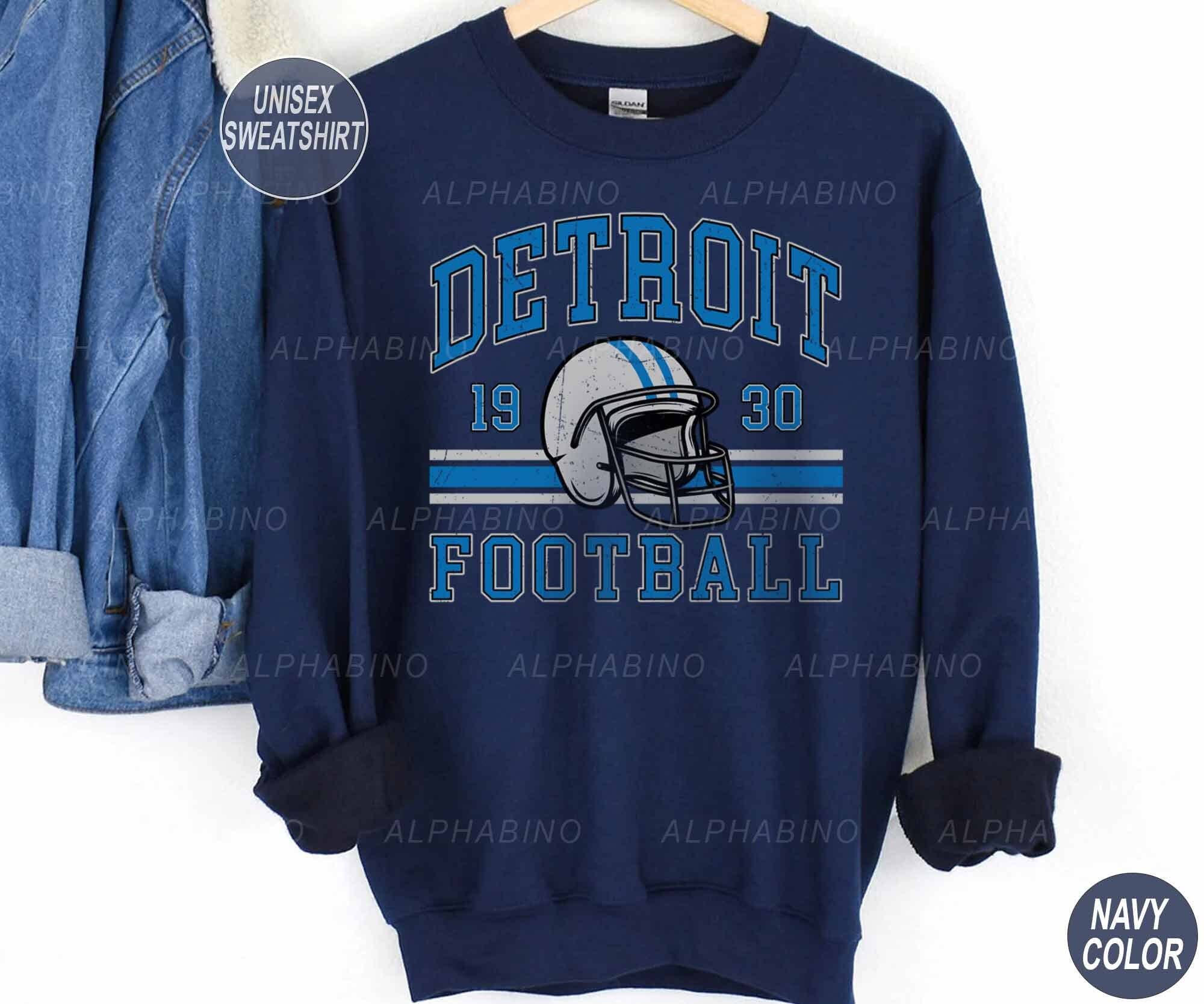 Detroit Lions Vintage Sweatshirt - Game Day Fan Apparel T-Shirts, Hoodie | PodTeesHub.com