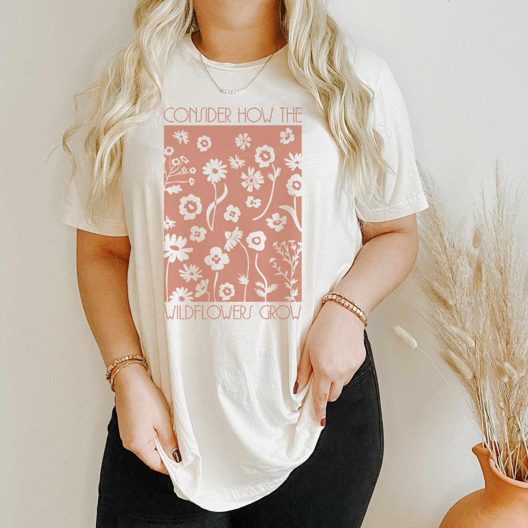 Consider the Wildflowers Tee | Botanical Tshirt Hoodie, Sweatshirt | PodTeesHub.com