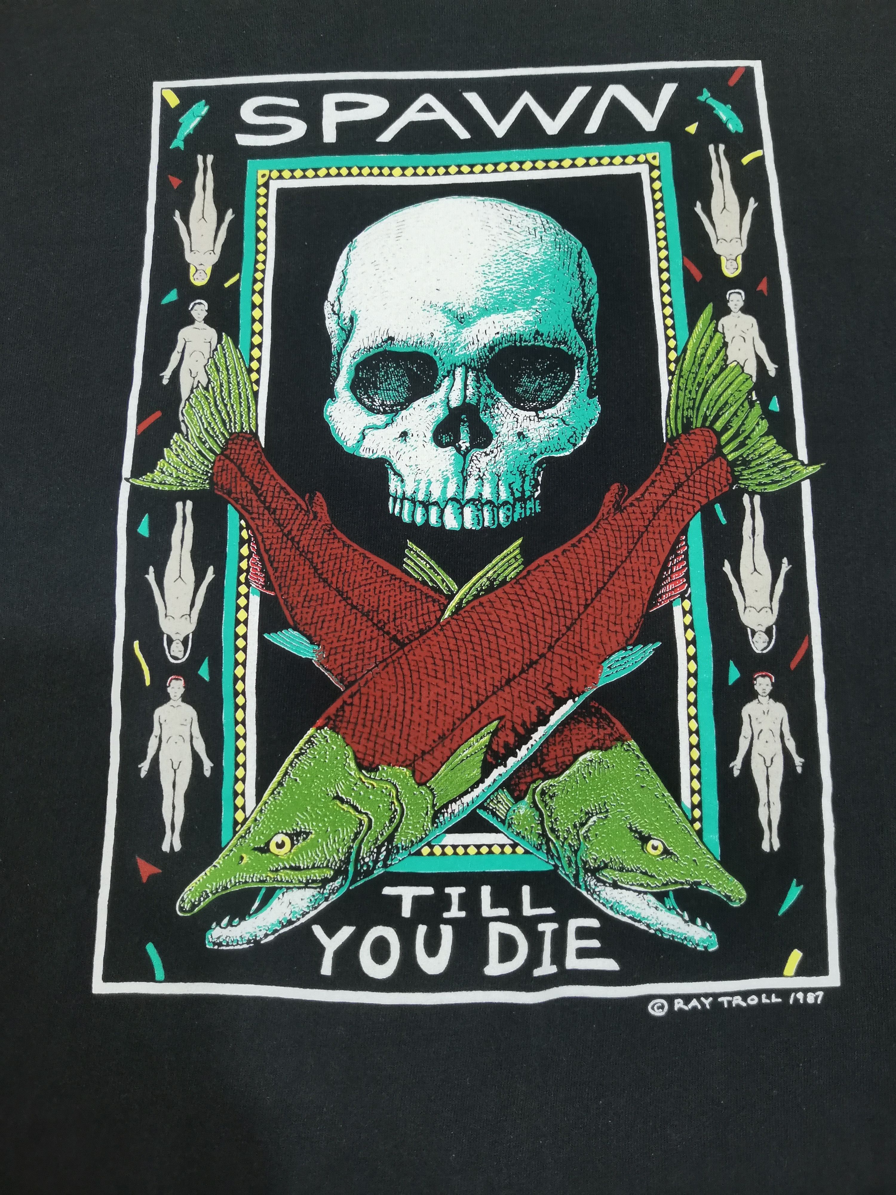 Expert Horror Vintage Spawn Movie 1987 Till You Die Tee Skull Horror Hoodie, Sweatshirt | PodTeesHub.com