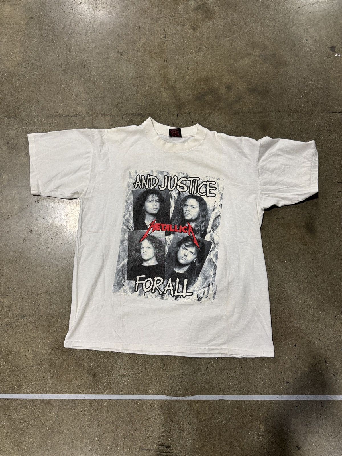 Rare 1988 Metallica And Justice For All T Shirt Hoodie, Sweatshirt | PodTeesHub.com