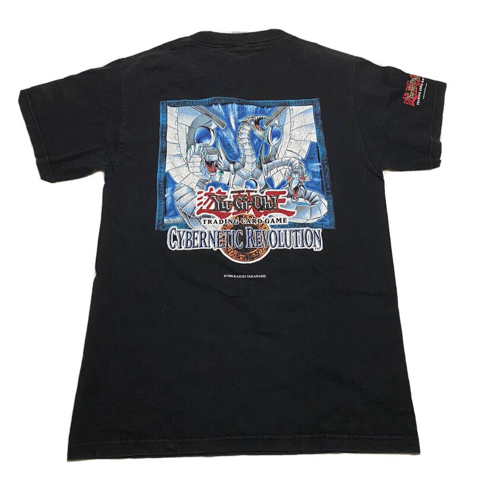Vintage Y2k Yu Gi Oh Cybernetic Card Game T Shirt Size Small I6 Hoodie, Sweatshirt | PodTeesHub.com