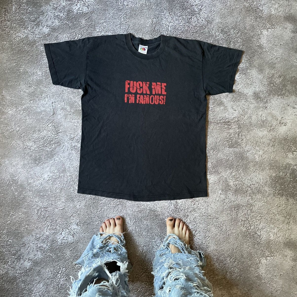 Band Tees Vintage Y2k Adult Fuck Me Im Famous Porno Star Funny Tee Hoodie, Sweatshirt | PodTeesHub.com