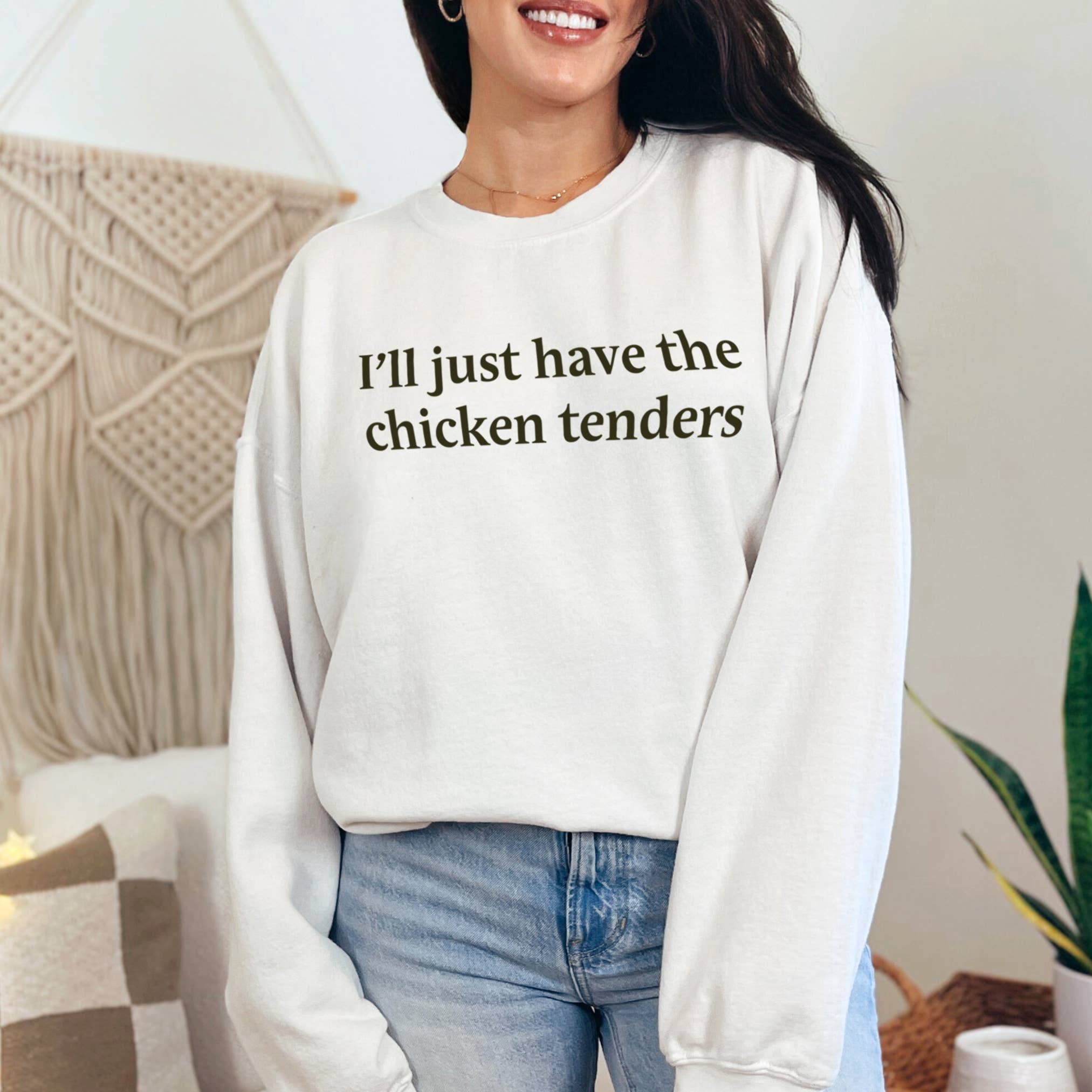 I'll Just Have the Chicken Tenders - Funny Food Sweatshirt T-Shirts, Hoodie | PodTeesHub.com