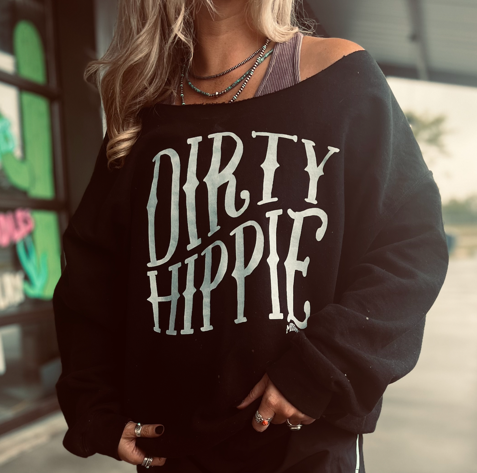 Dirty Hippie Black Sweatshirt T-Shirts, Hoodie | PodTeesHub.com