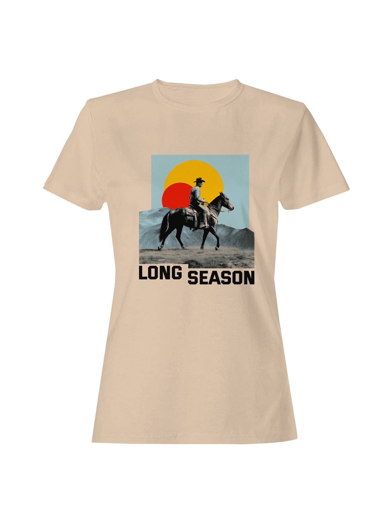 Western Sunset - Long Season Women's T-Shirt Hoodie, Sweatshirt | PodTeesHub.com