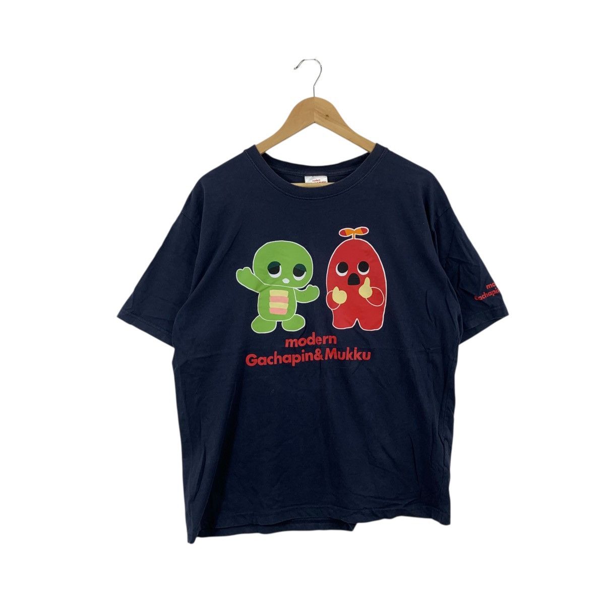 Anime Gachapin Mukku Fuji Tv Japan Cartoon Tee Shirt Top Hoodie, Sweatshirt | PodTeesHub.com
