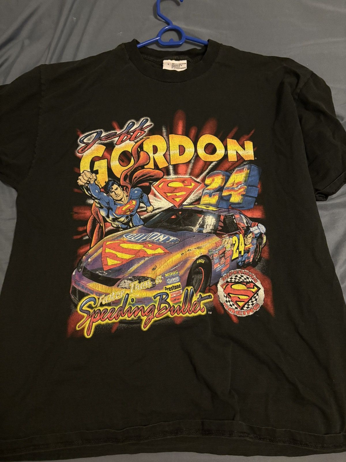 1999 Vintage Jeff Gordon Superman Shirt T-Shirts, Hoodie, Sweatshirt