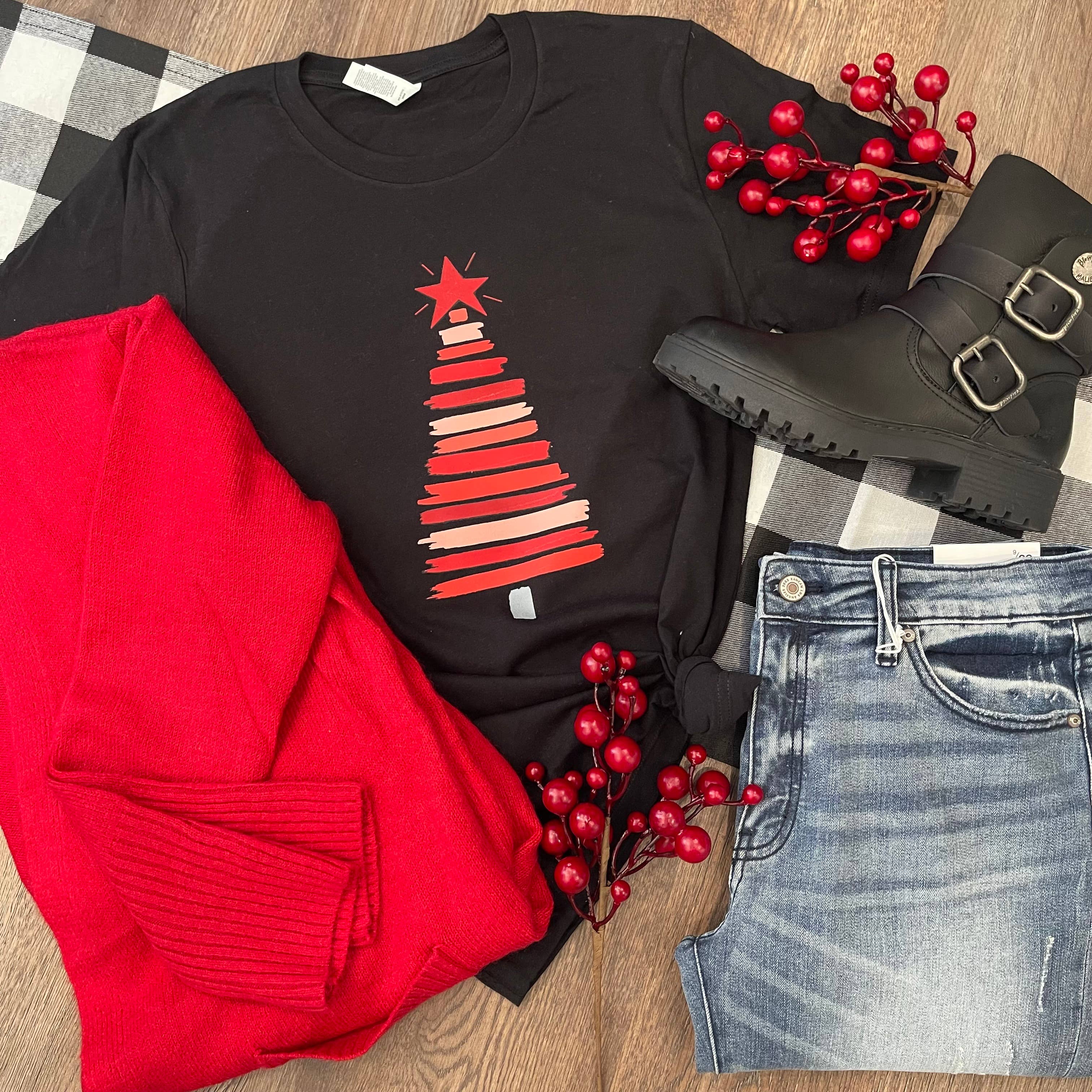 Christmas Tree Tee Hoodie, Sweatshirt | PodTeesHub.com