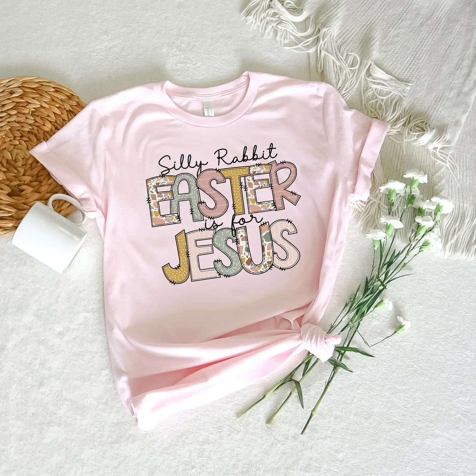 Silly Rabbit Easter Is For Jesus T-Shirt, Religious Shirt Hoodie, Sweatshirt | PodTeesHub.com