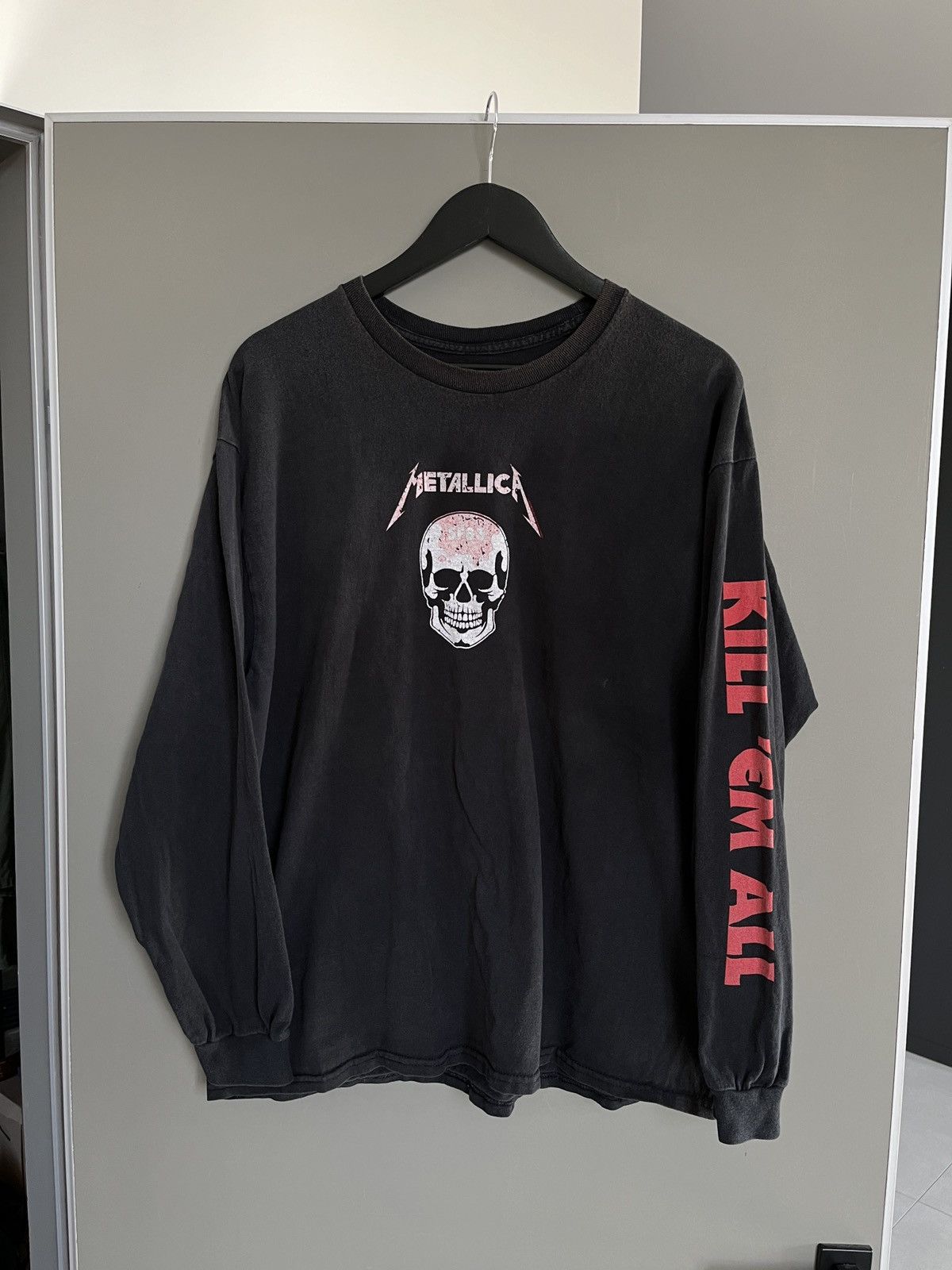 Metallica Kill Em All Vintage Long Seeve T-Shirts, Hoodie, Sweatshirt | PodTeesHub.com