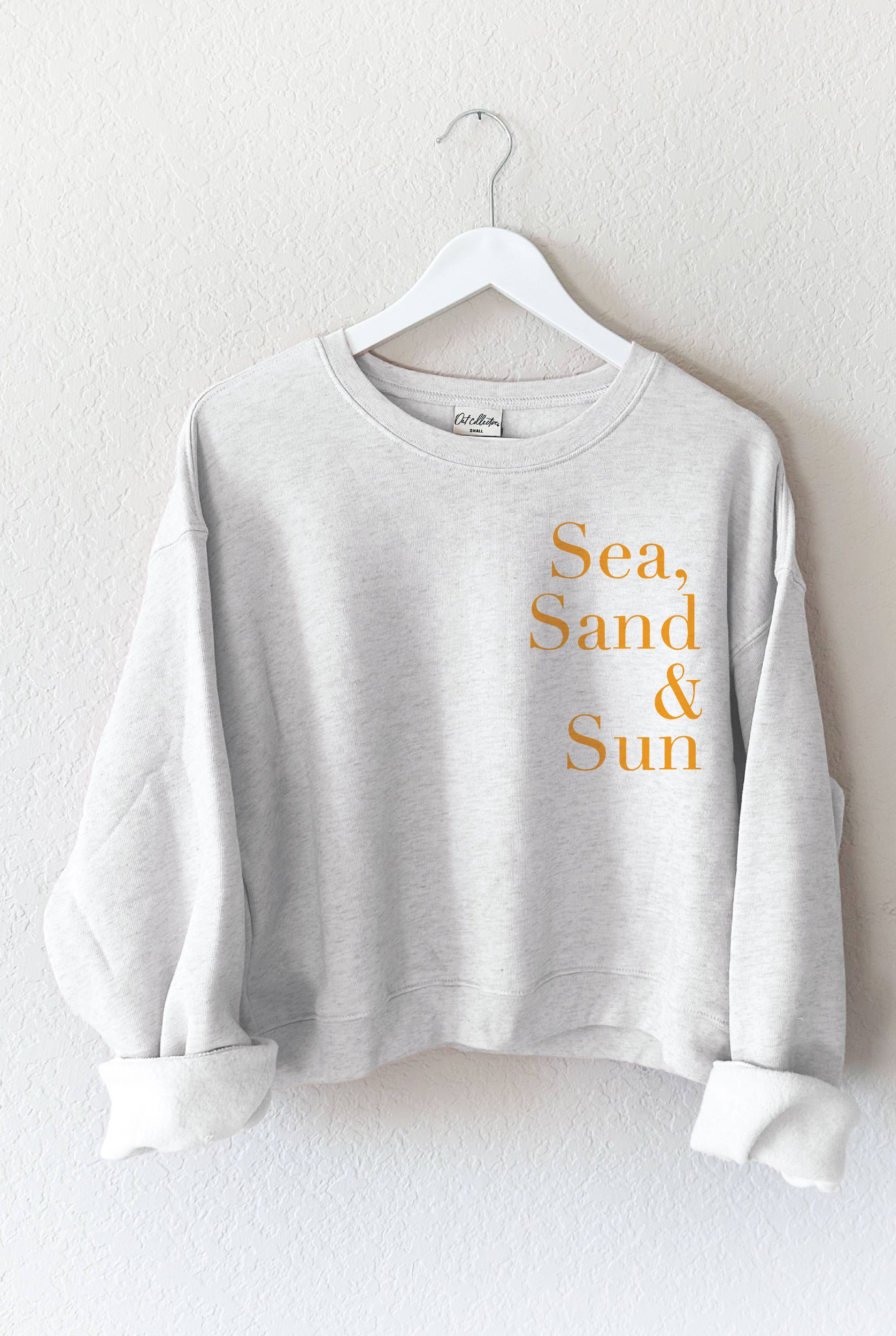 Sea,Sand and Sun Mid Graphic Sweatshirt T-Shirts, Hoodie | PodTeesHub.com