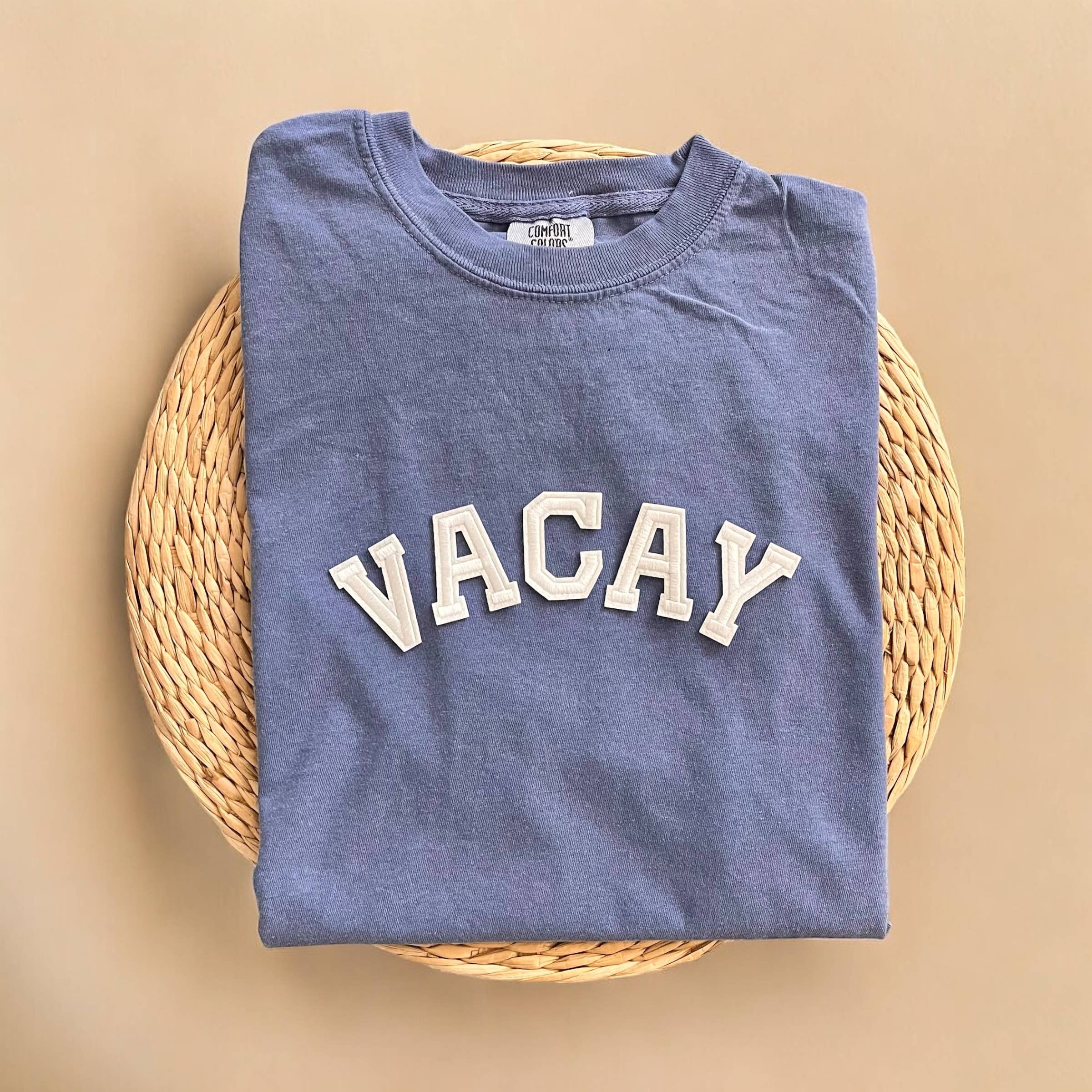 Comfort Colors Vacay Tee, Vacay Vibes Shirts Hoodie, Sweatshirt | PodTeesHub.com