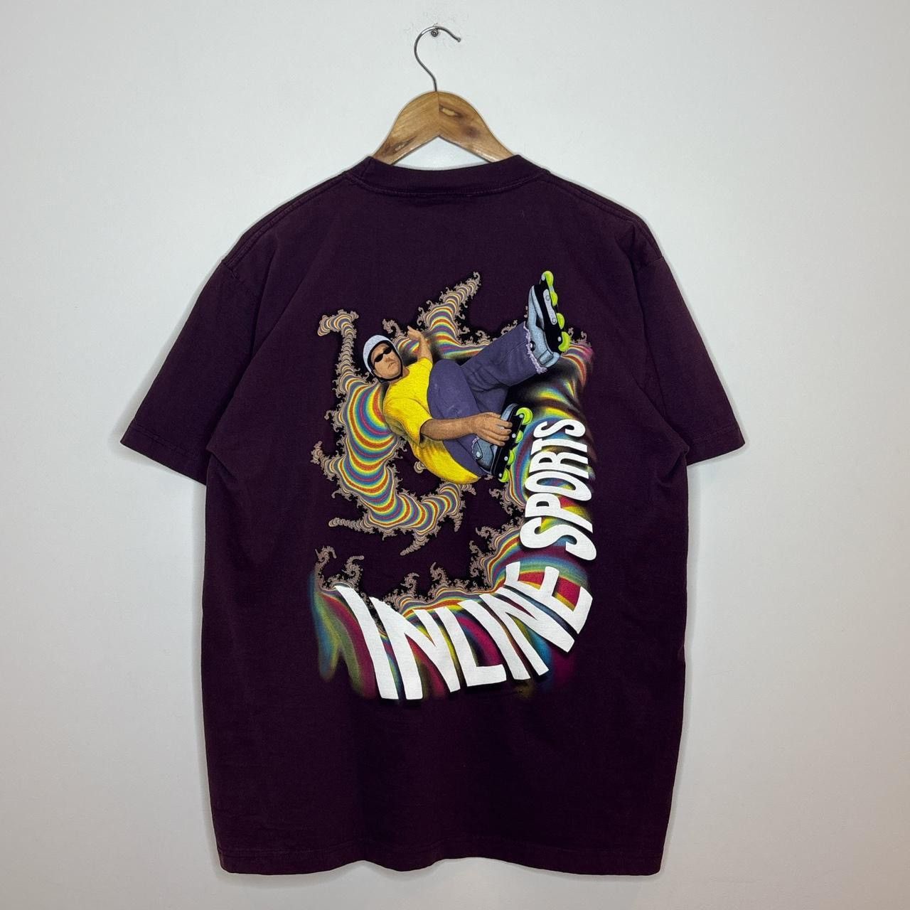 Vintage 1998 Planet Industries Inline Sports Tee Shirt Hoodie, Sweatshirt | PodTeesHub.com