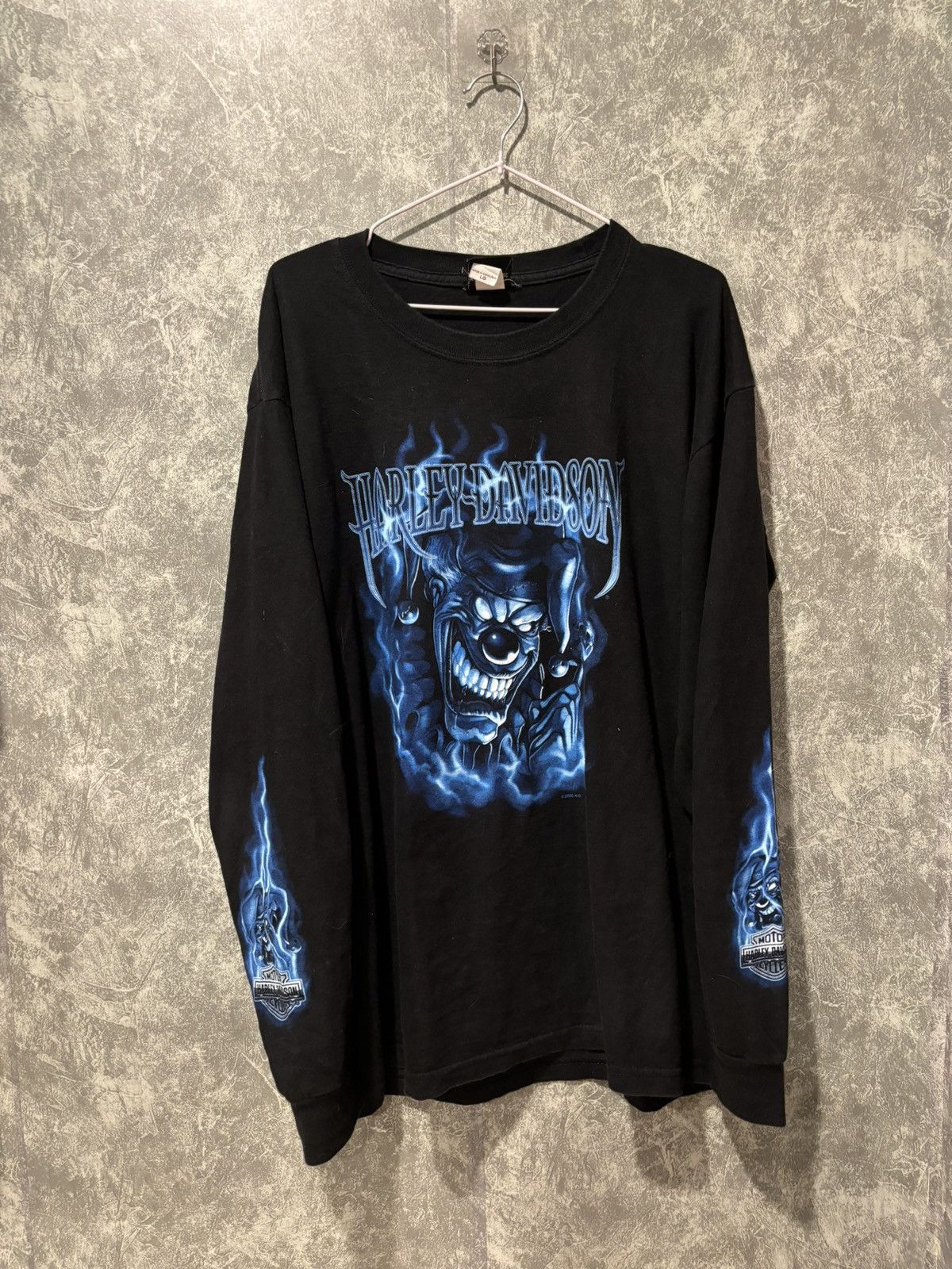 Vintage Harley Davison Long Sleeve Joker T-Shirts, Hoodie, Sweatshirt | PodTeesHub.com