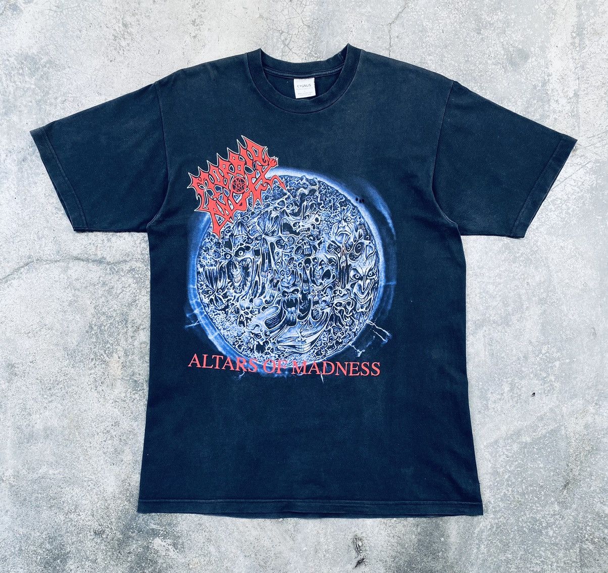 Band Tees Vintage 90s Morbid Angel Death Metal Band Distressed Tees Hoodie, Sweatshirt | PodTeesHub.com