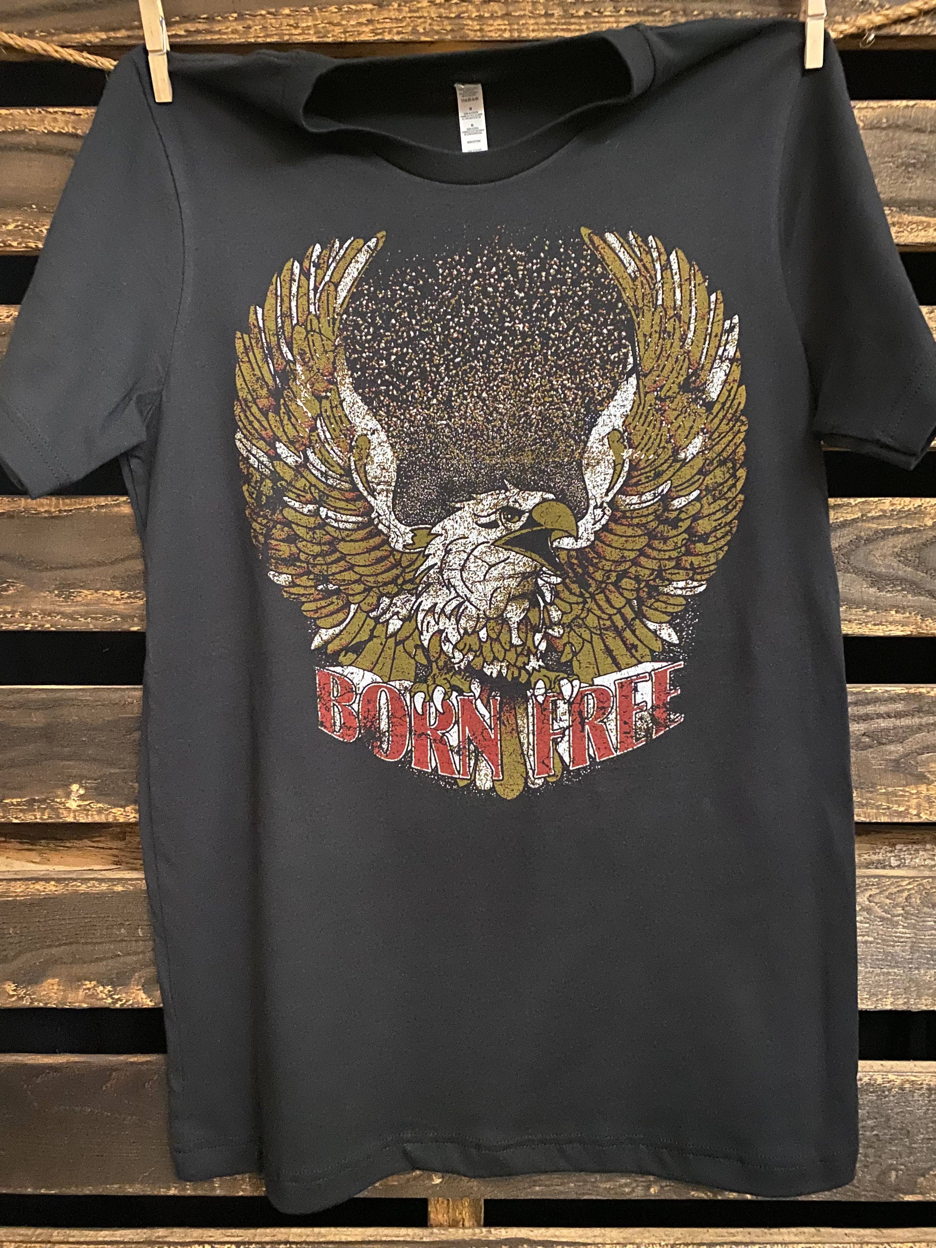 Born Free Vintage Unisex T-Shirt Hoodie, Sweatshirt | PodTeesHub.com