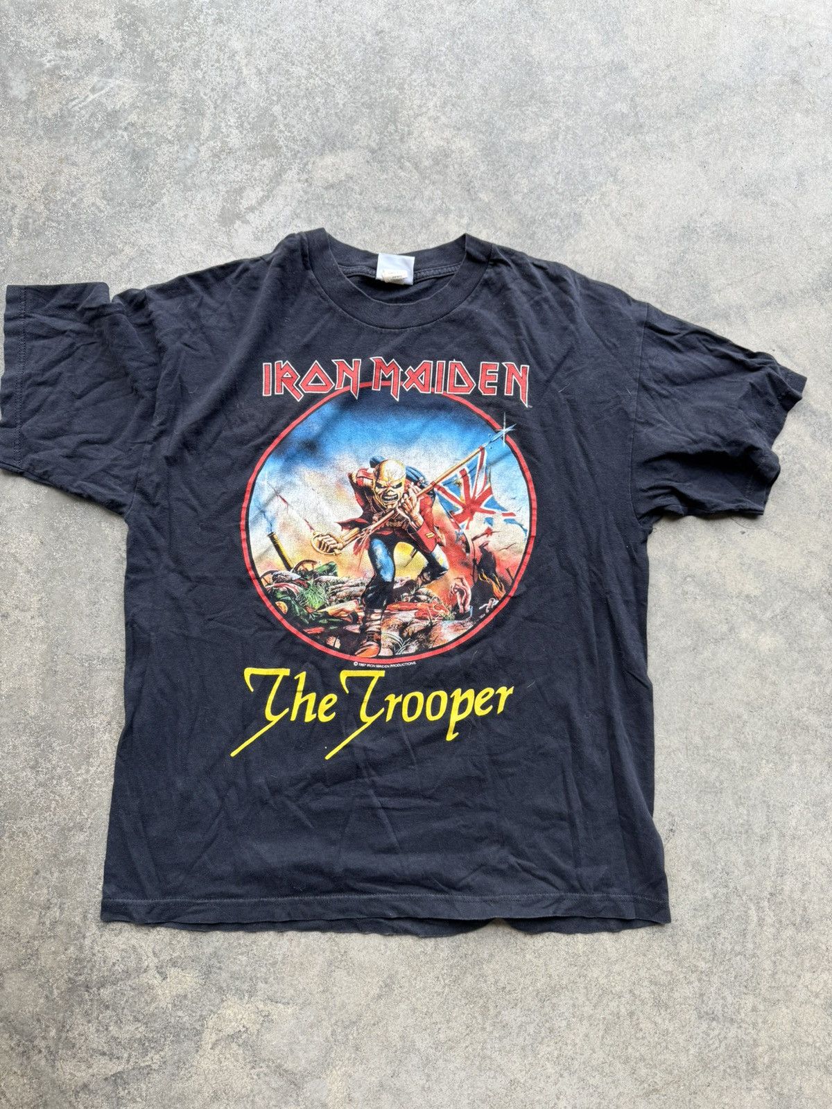 Iron Maiden X Vintage Vintage 1999 Iron Maiden Eddies Onslaught Tour Tee Hoodie, Sweatshirt | PodTeesHub.com