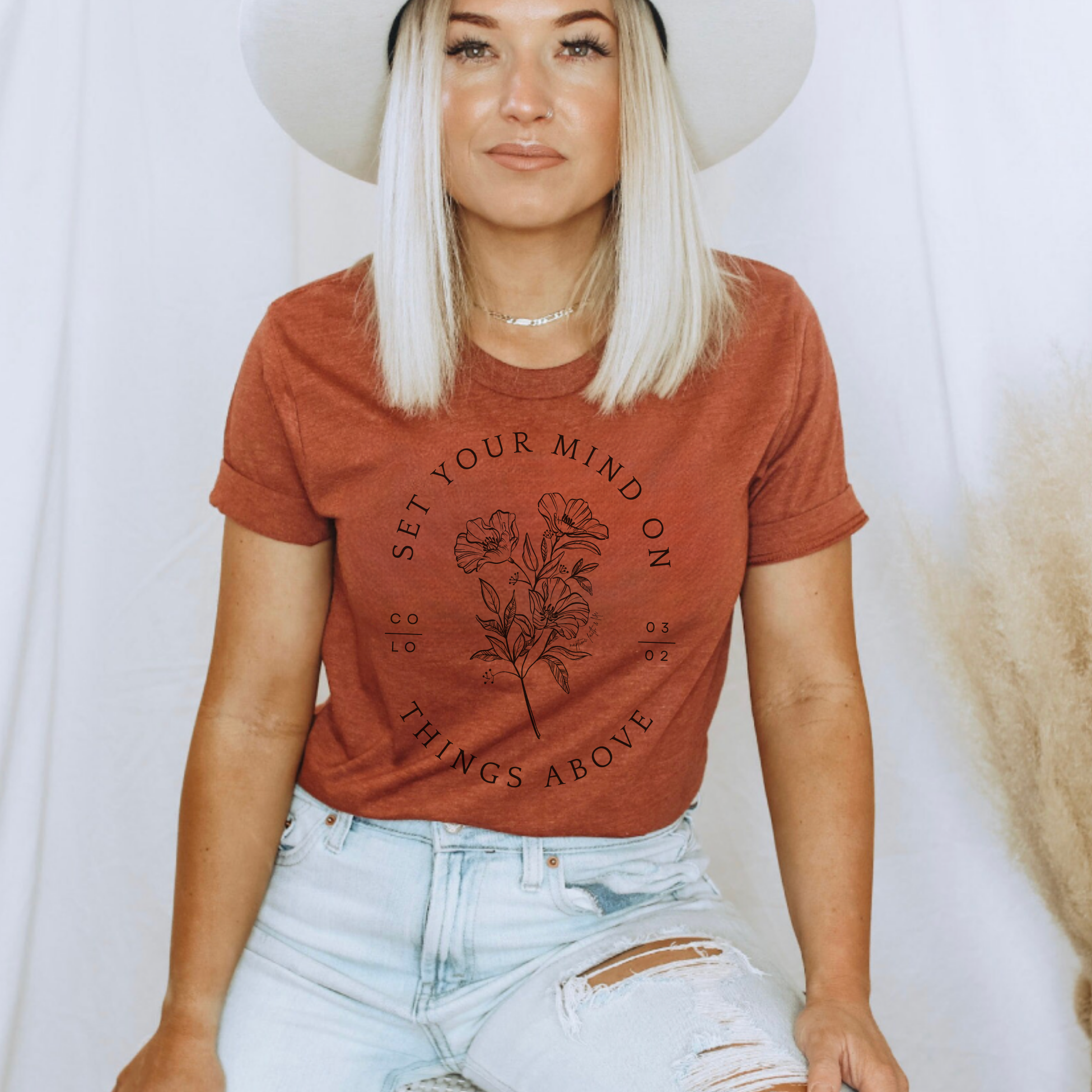 Rust Fall Short Sleeve Graphic Faith Based T-Shirt Hoodie, Sweatshirt | PodTeesHub.com