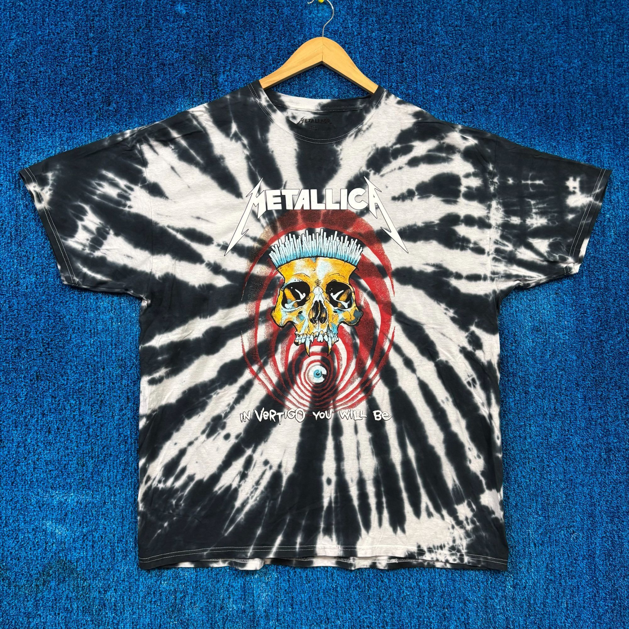 Metallica In Vertigo You Will Be Heavy Metal Band Tie Dye Xl T-Shirts, Hoodie, Sweatshirt | PodTeesHub.com