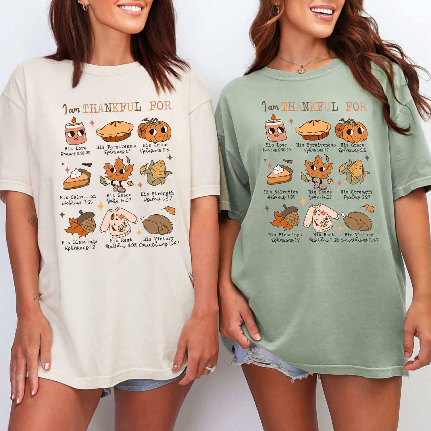 I'm Thankful For Faith Tee Hoodie, Sweatshirt | PodTeesHub.com
