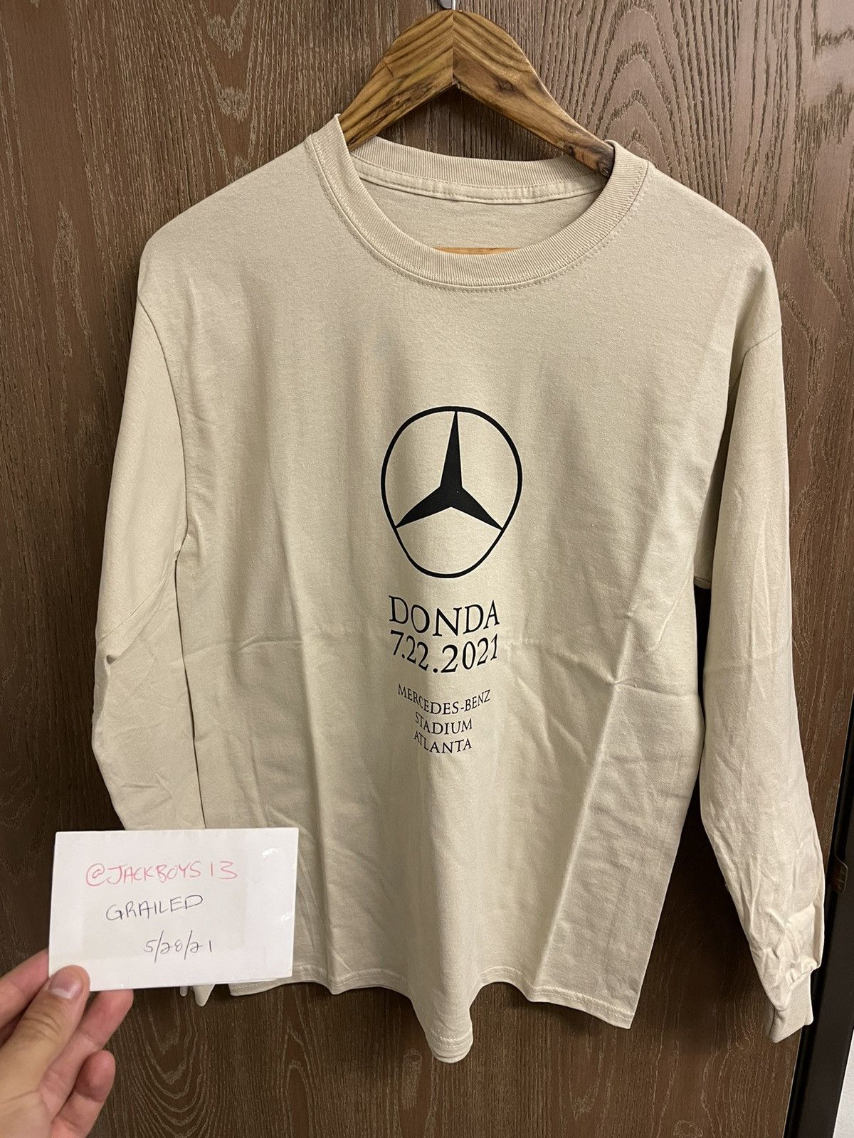 West Kanye West Mercedes Benz Donda Long Sleeve Shirt Tee M Hoodie, Sweatshirt | PodTeesHub.com