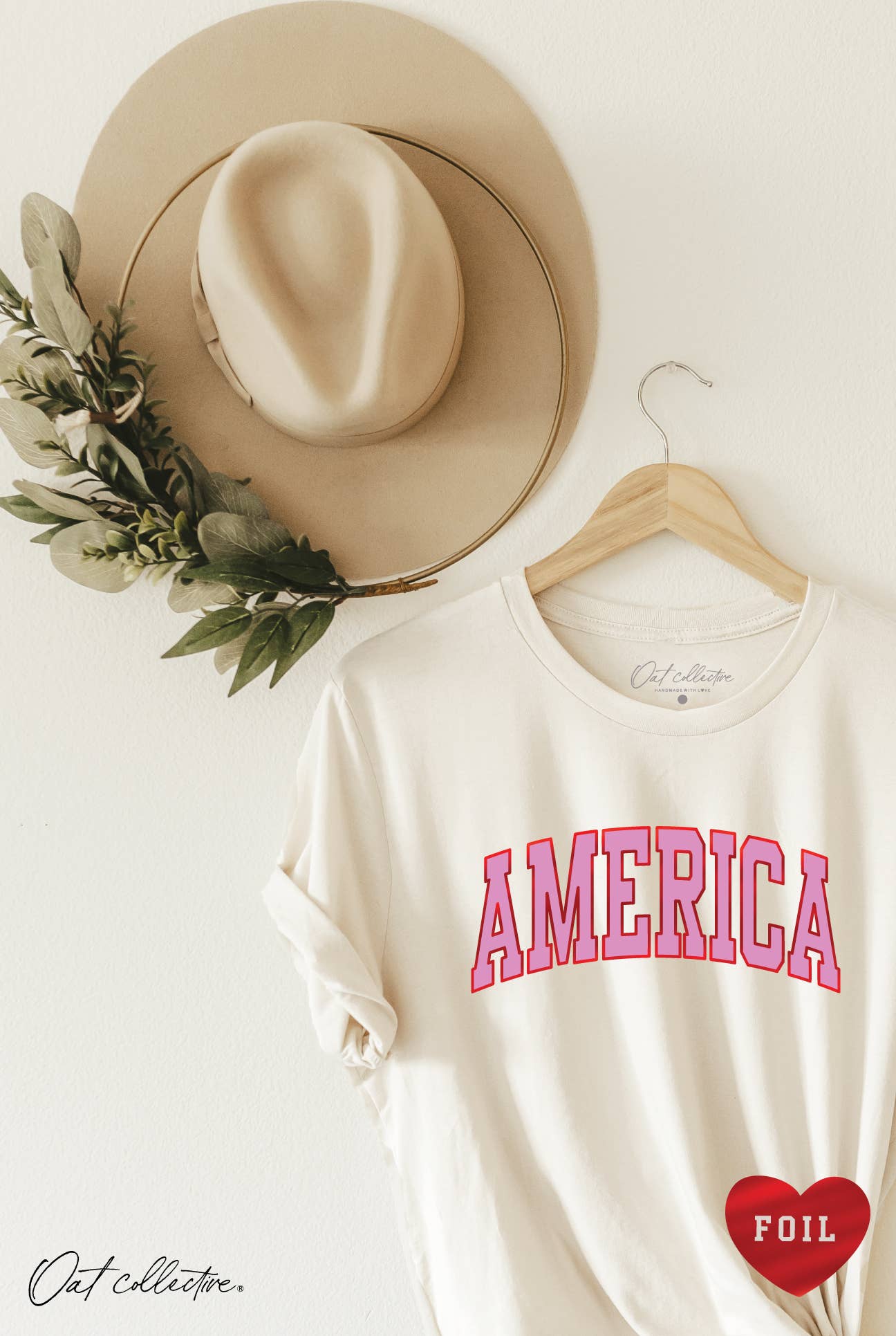 America Foil Graphic T-Shirt Hoodie, Sweatshirt | PodTeesHub.com
