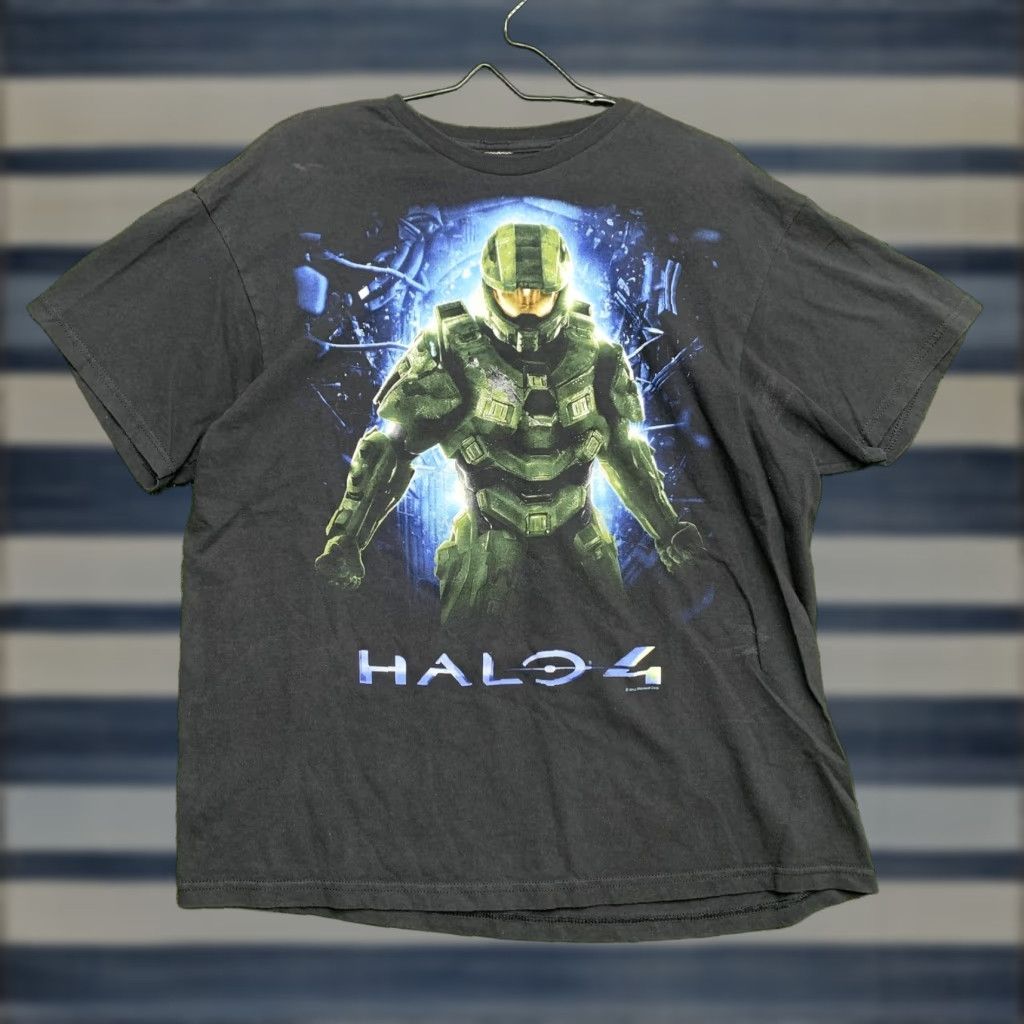 Halo 4 Shirt Xl Black Master Chief Video Game Xbox Gamer T-Shirts, Hoodie, Sweatshirt