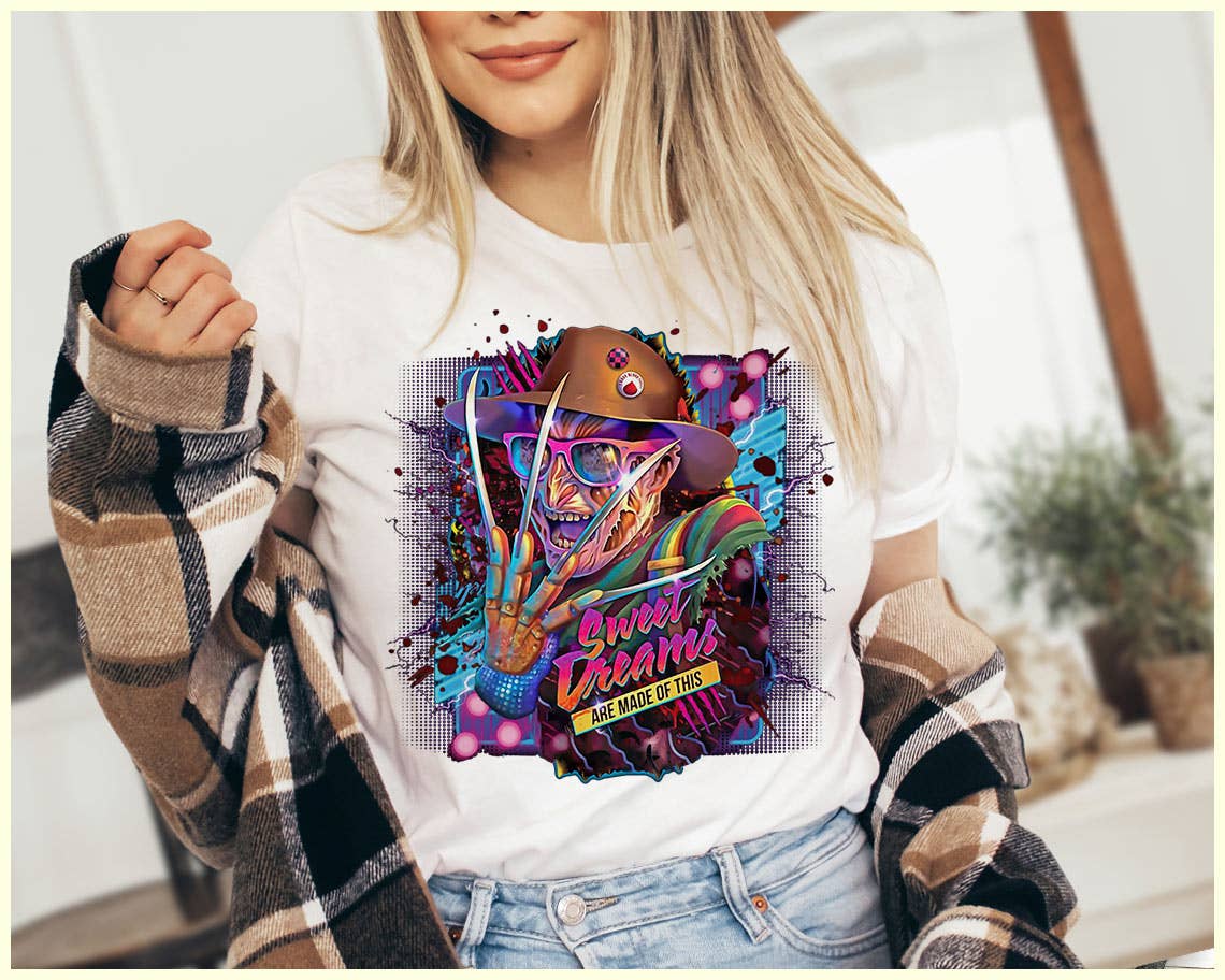 Sweet Dreams Freddy - Nightmare On Elm St Halloween T-Shirt Hoodie, Sweatshirt | PodTeesHub.com