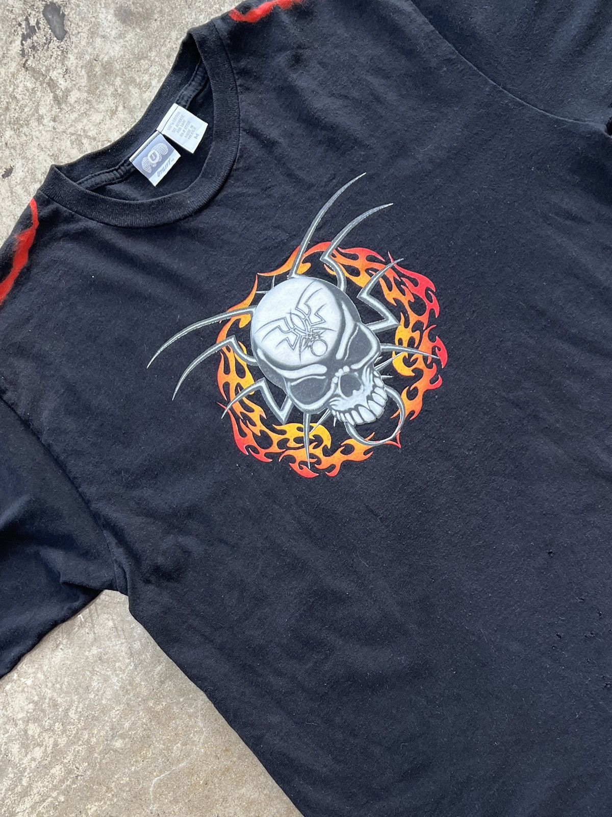 Vintage Y2k Jnco Skull Fire Medium T-Shirts, Hoodie, Sweatshirt