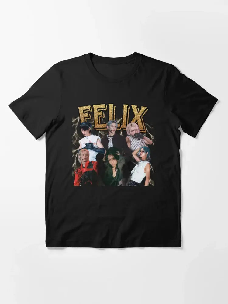 Felix Lightning Style Collage T-Shirt Hoodie, Sweatshirt | PodTeesHub.com