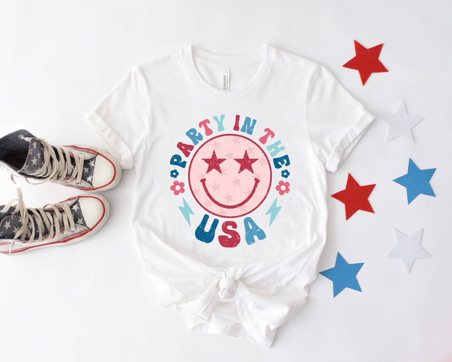 Party in the USA 4th of July T-Shirt Hoodie, Sweatshirt | PodTeesHub.com