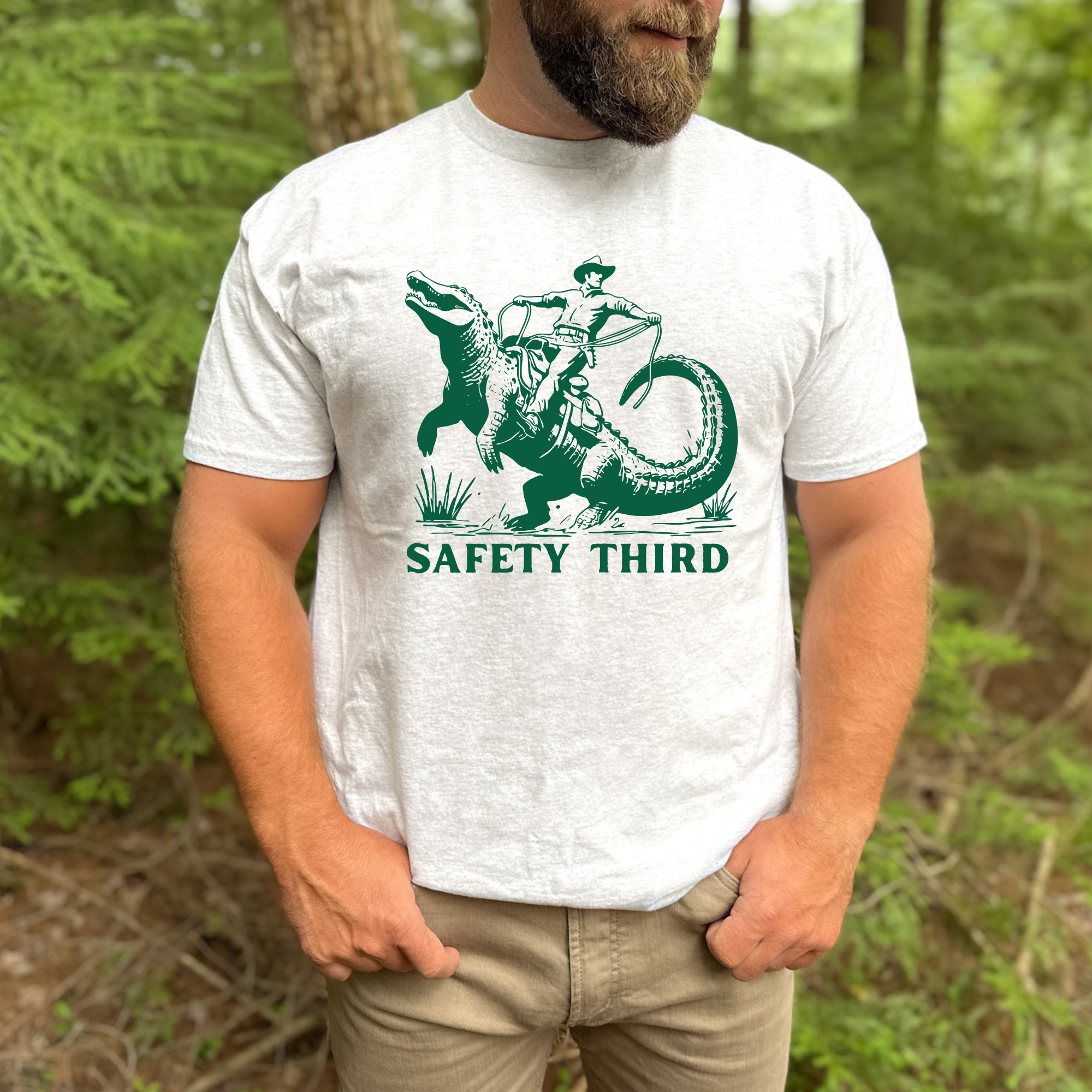 Hilarious Alligator T-Shirt, Customizable *Unisex Fit* 901DT Hoodie, Sweatshirt | PodTeesHub.com