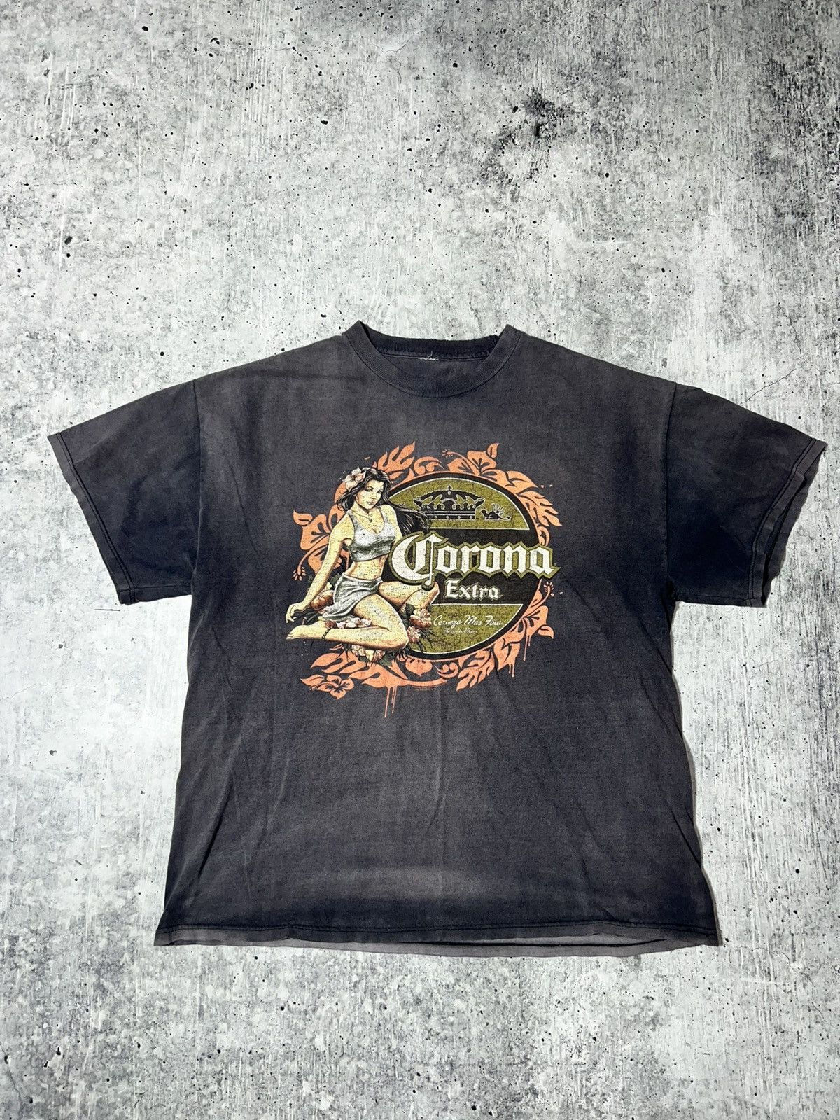 Crazy Vintage Y2k Faded Corona Graphic Tee Hoodie, Sweatshirt | PodTeesHub.com