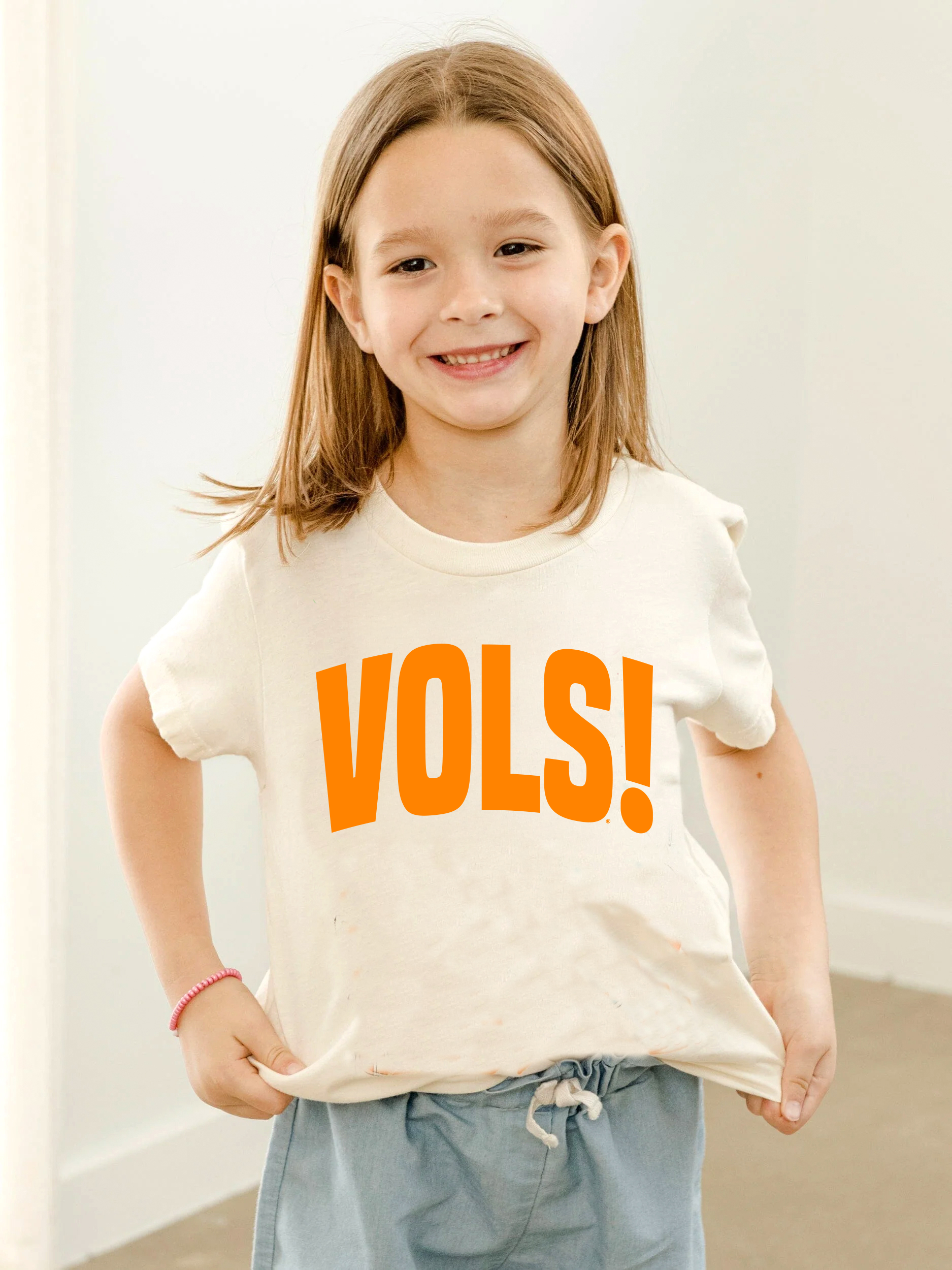 Children's Tennessee Vols Mono Puff Ink Off White Tee Hoodie, Sweatshirt | PodTeesHub.com