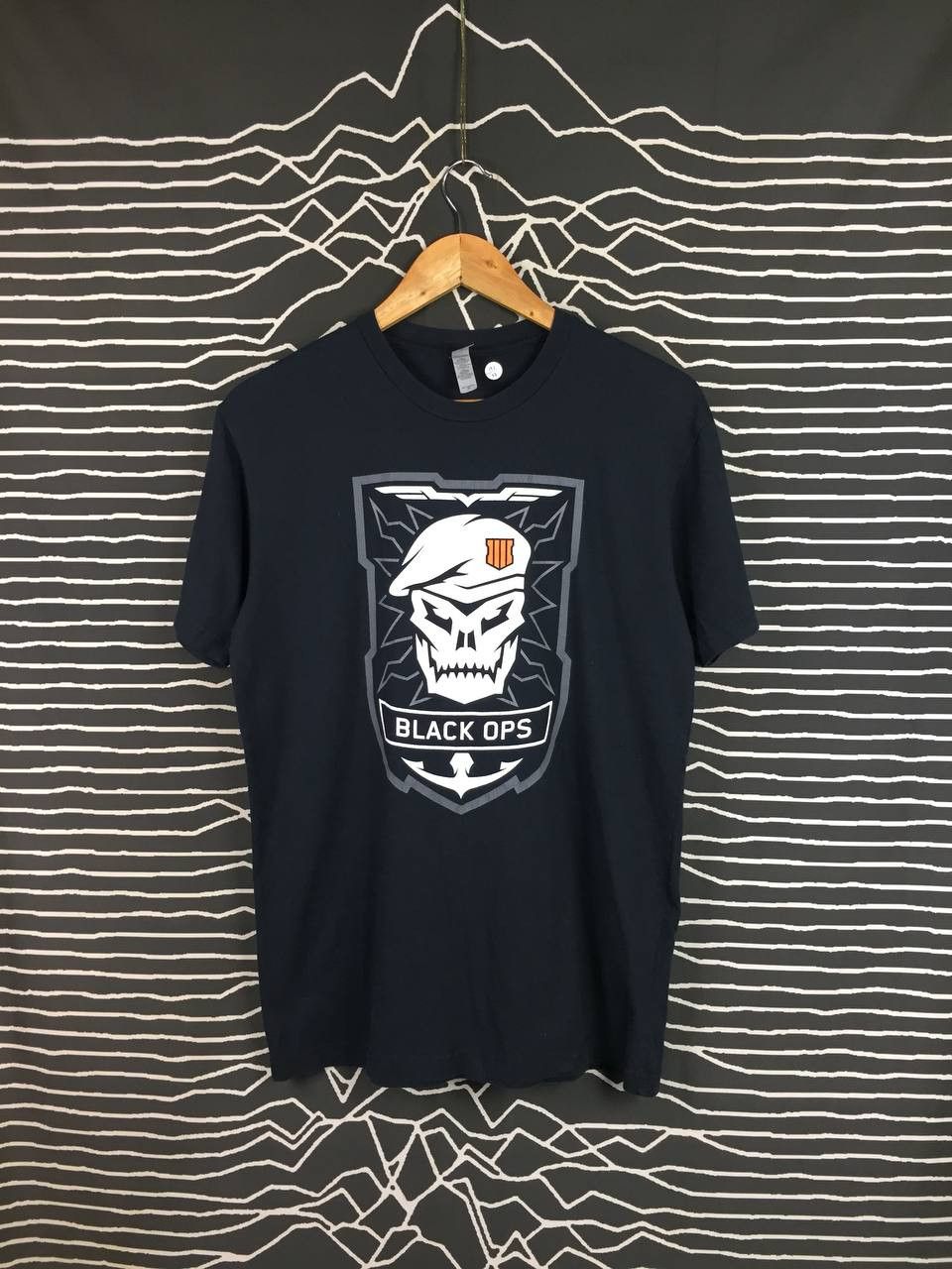 Vintage Call Of Duty Black Ops Skull Logo Video Game Promo Tee Hoodie, Sweatshirt | PodTeesHub.com