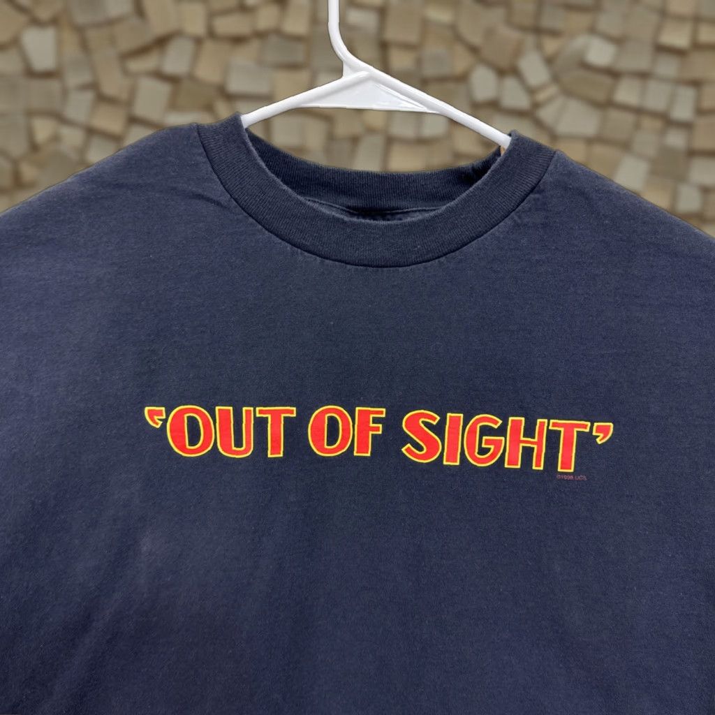 George Vintage Out Of Sight Universal Films T Shirt George Clooney Xl Mens Black 1990s Movie Promo G Hoodie, Sweatshirt