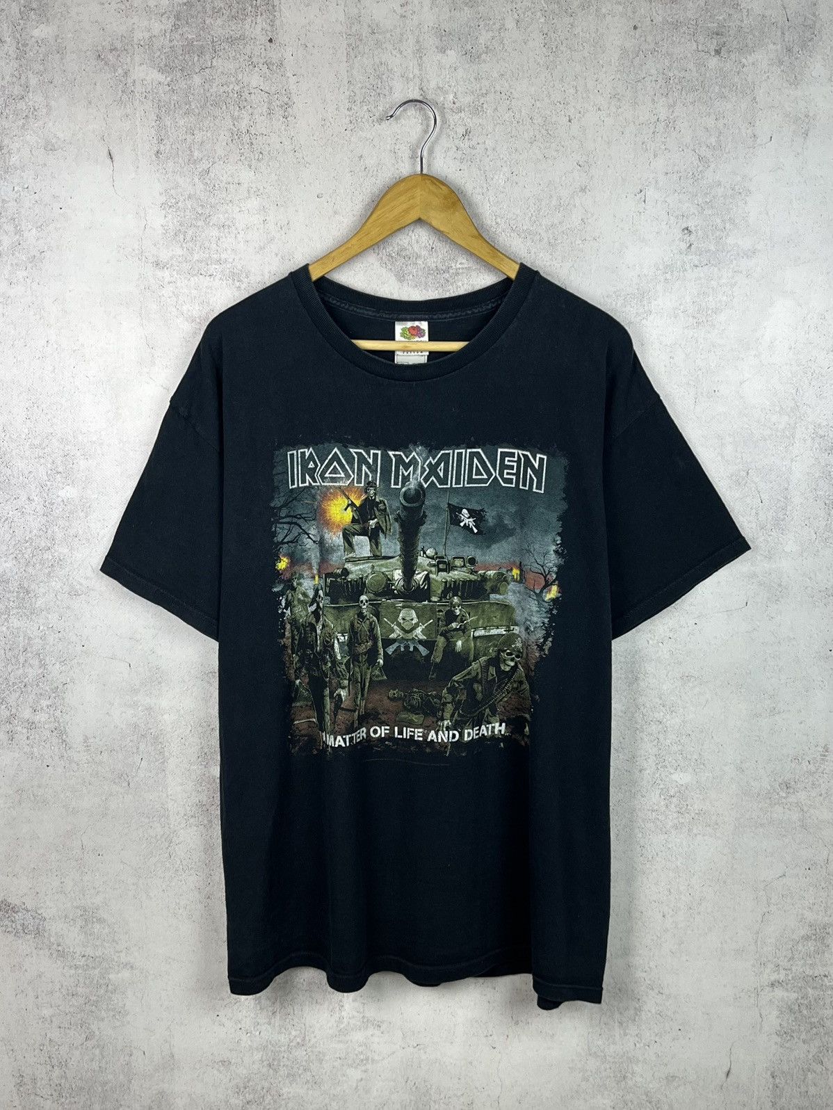 Maiden Iron Maiden 2005 A Matter Of Life And Death Tour T Shirt Hoodie, Sweatshirt | PodTeesHub.com