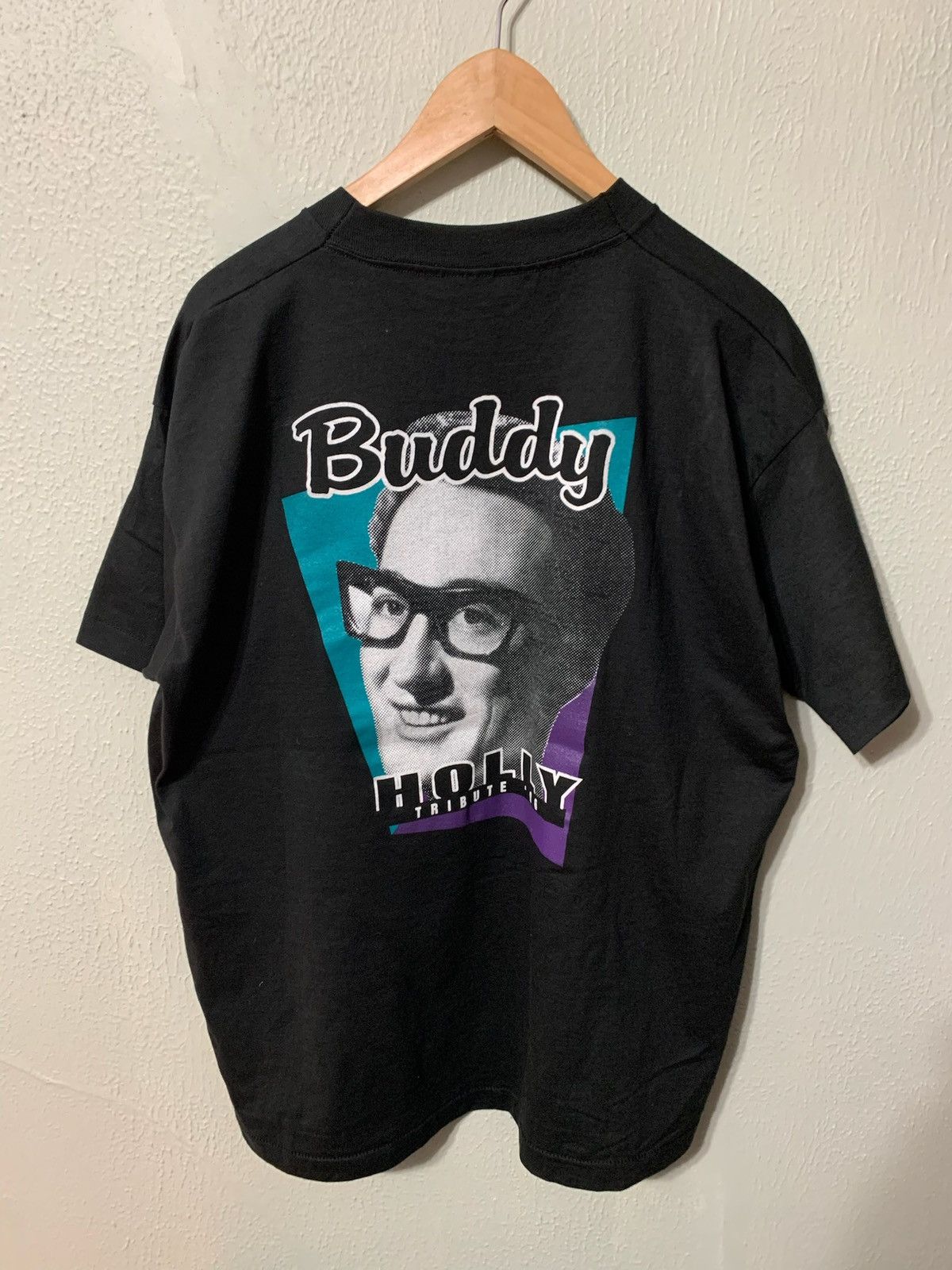 Vintagexlvintage Buddy Holly 1996 T-shirt Hoodie, Sweatshirt | PodTeesHub.com