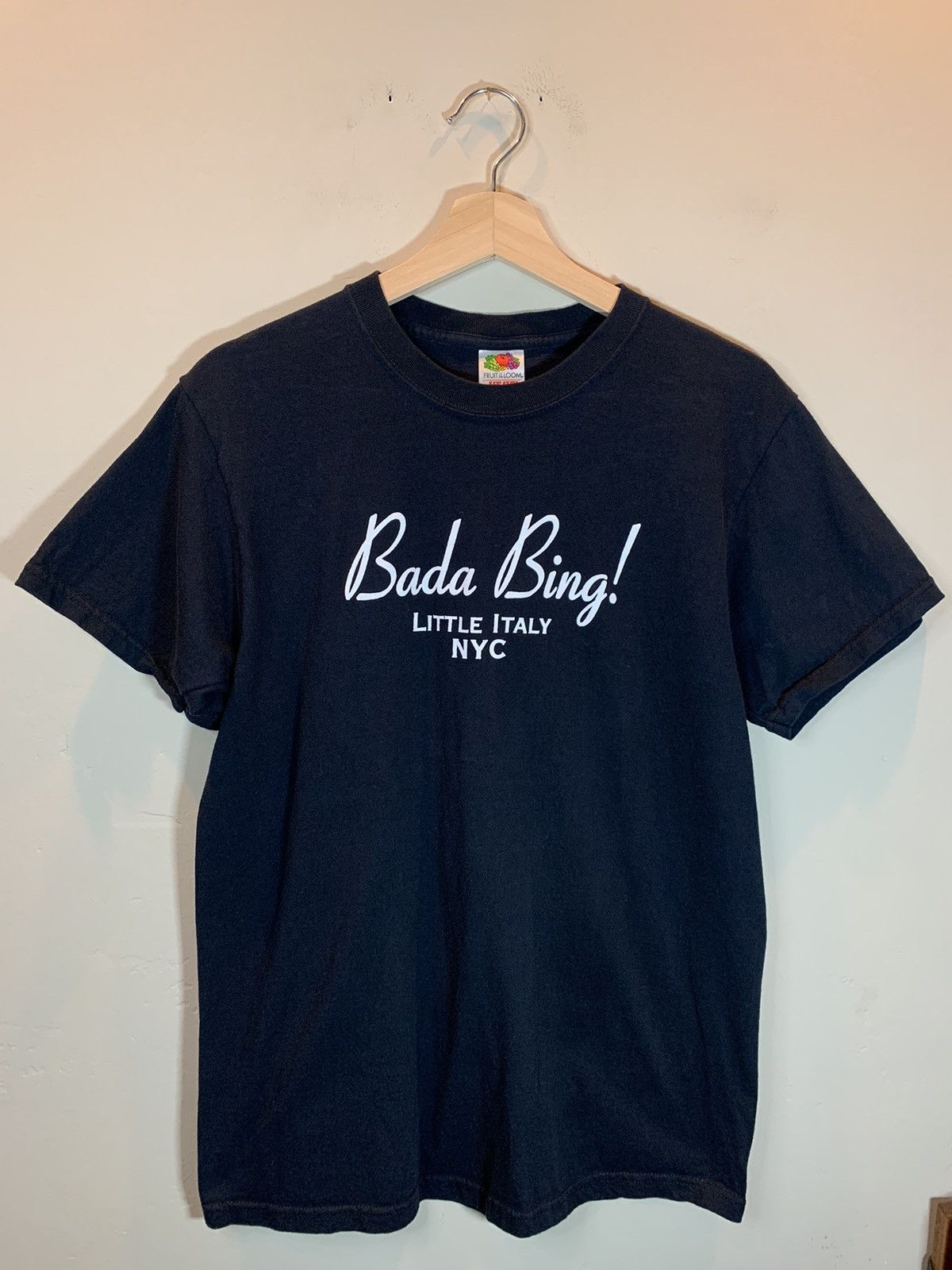 Rare Vintage 90s Bada Bing Sopranos Little Italy Nyc Shirt Hoodie, Sweatshirt | PodTeesHub.com