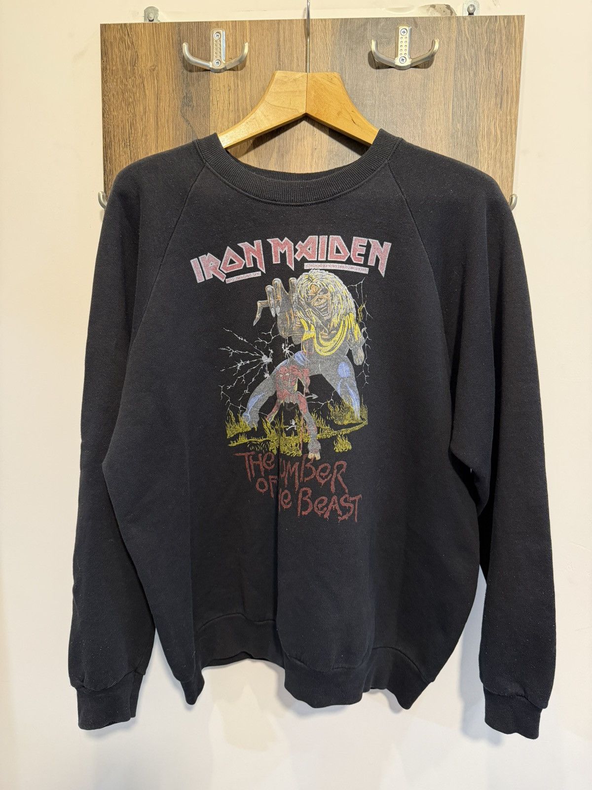 Maiden Vintage Iron Maiden The Number Of The Beast Sweatshirt T-Shirts, Hoodie | PodTeesHub.com