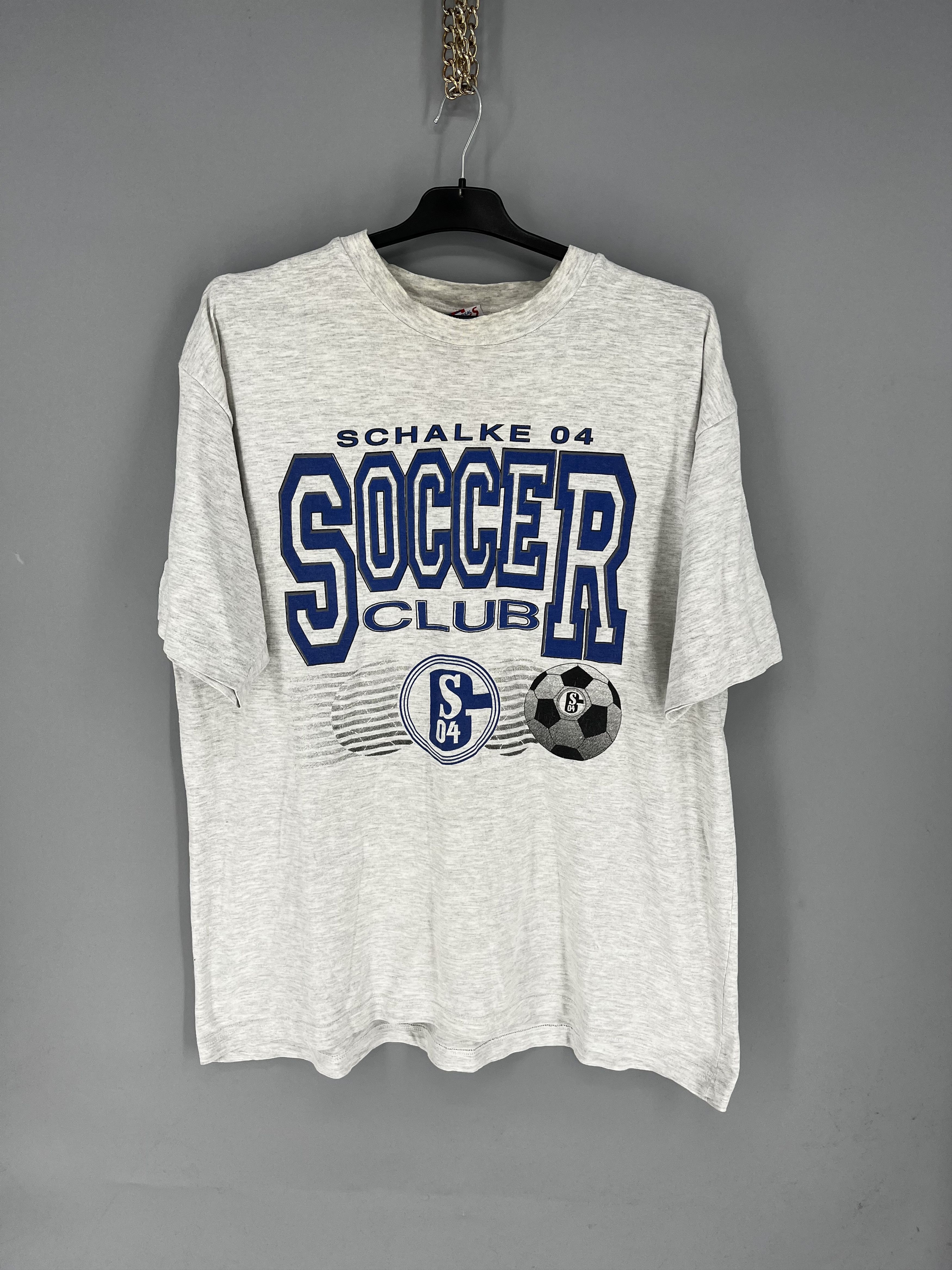 Other Mens Vintage Y2k T Shirt Schalke 04 Size Xl Soccer Hoodie, Sweatshirt | PodTeesHub.com