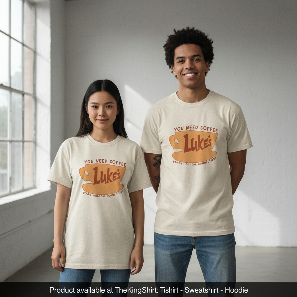 Stars Hollow Connecticut Shirt - Retro Luke's Diner Tee Hoodie, Sweatshirt | PodTeesHub.com