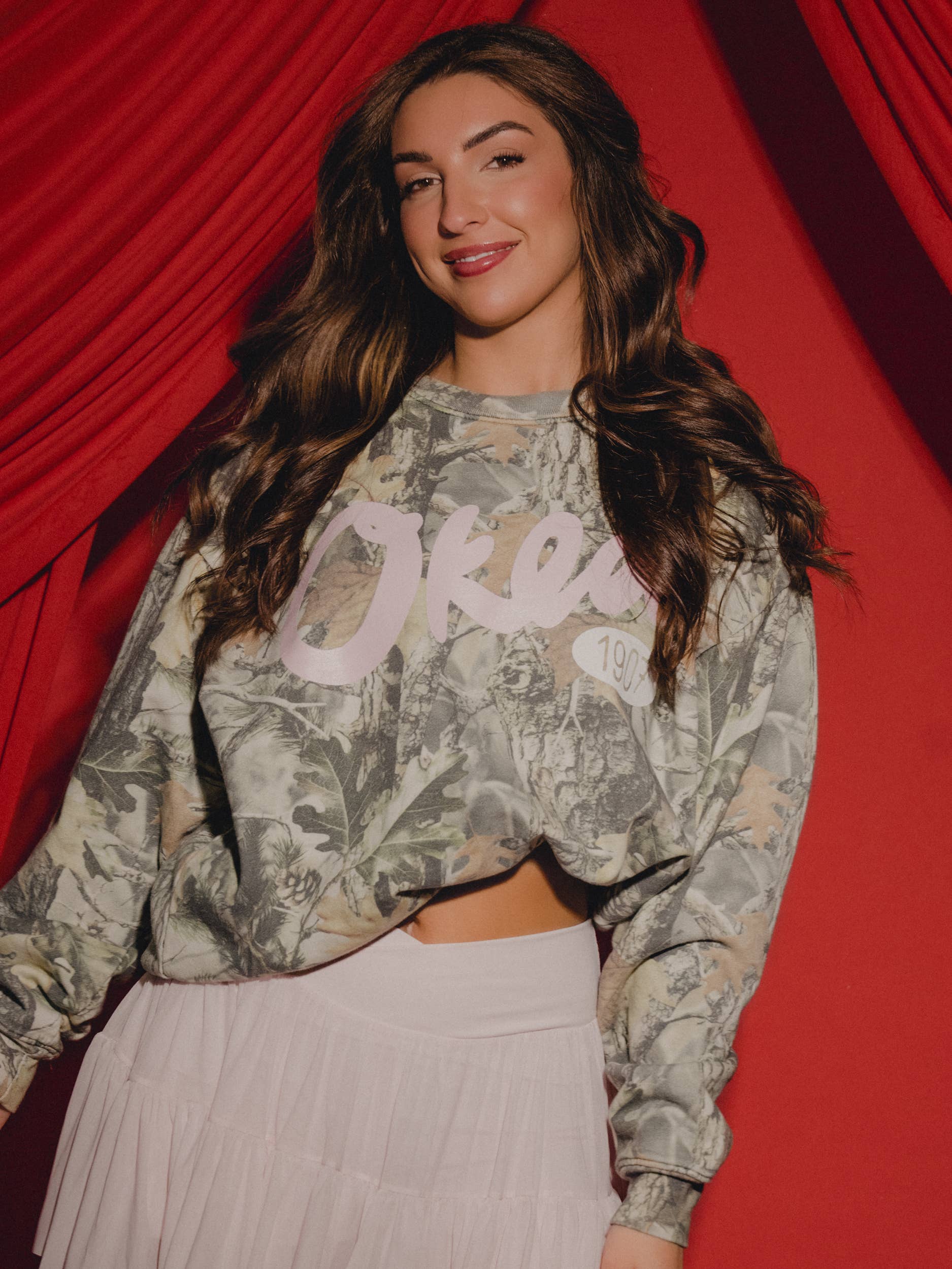 Okla Oklahoma Established Script Camo Sweatshirt T-Shirts, Hoodie | PodTeesHub.com