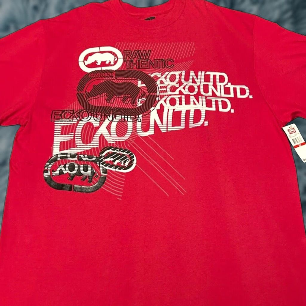 Unltd Vintage Ecko Unltd Logo Shirt Mens 3xl Red Grunge Hip Hop Skater Y2k Vtg Nwt Hoodie, Sweatshirt | PodTeesHub.com