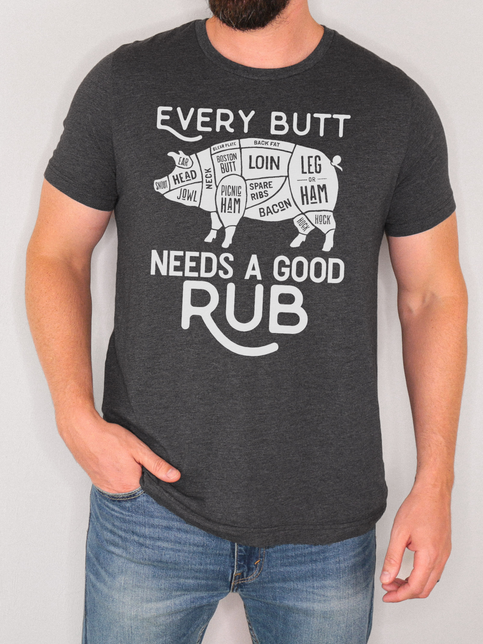 Every Butt Needs A Good Rub T-Shirt Hoodie, Sweatshirt | PodTeesHub.com