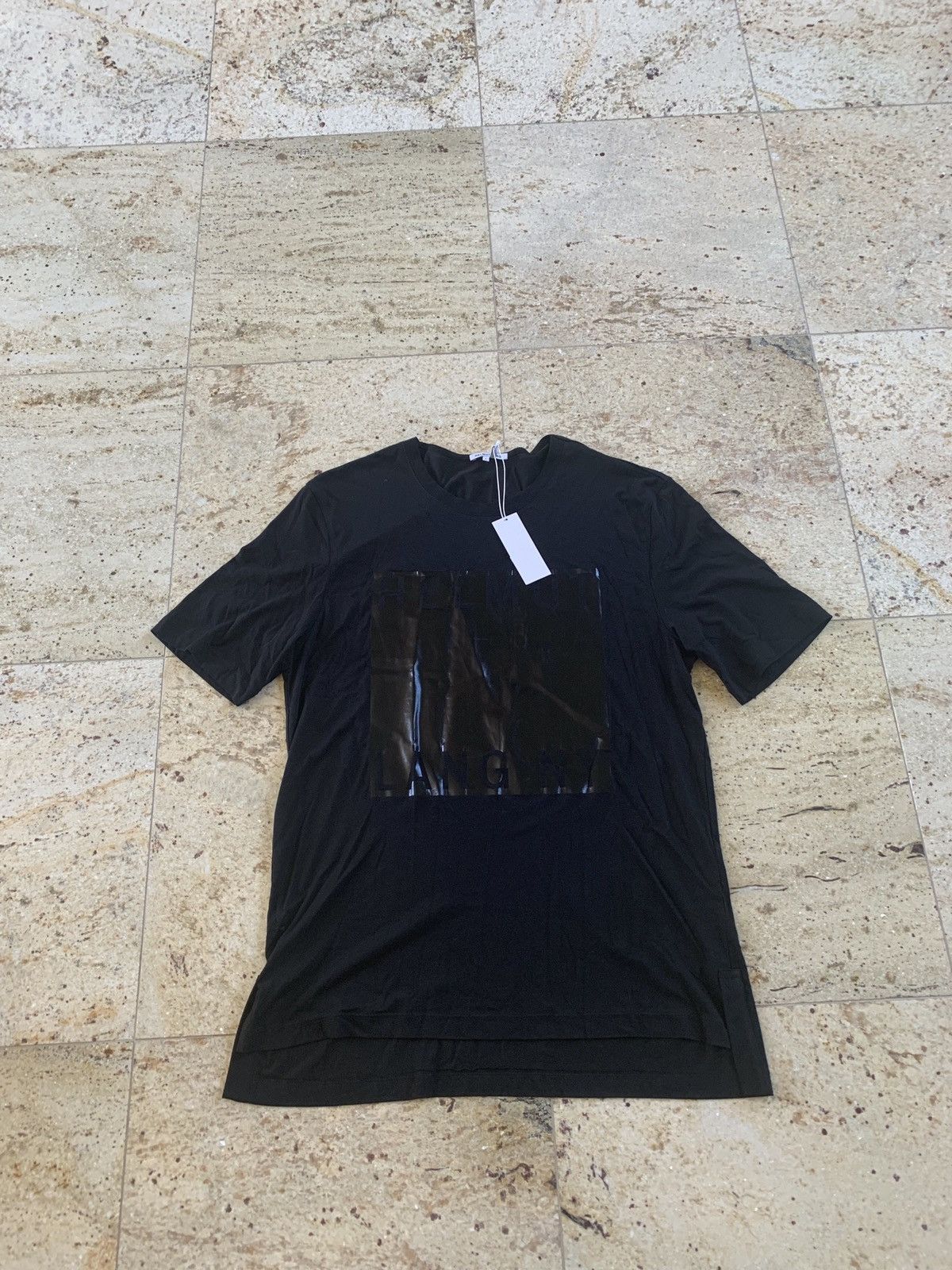 Helmut Lang Box Film Print Tee Ss Hoodie, Sweatshirt | PodTeesHub.com