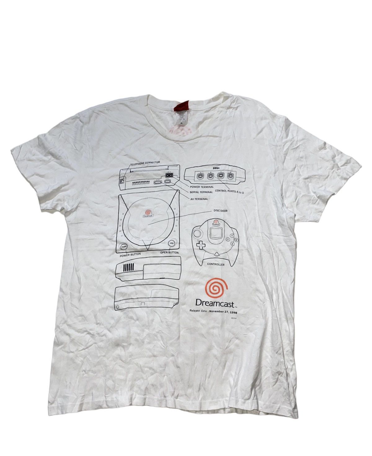 The Game X Vintage Vintage Sega Dreamcast Tshirt Hoodie, Sweatshirt | PodTeesHub.com